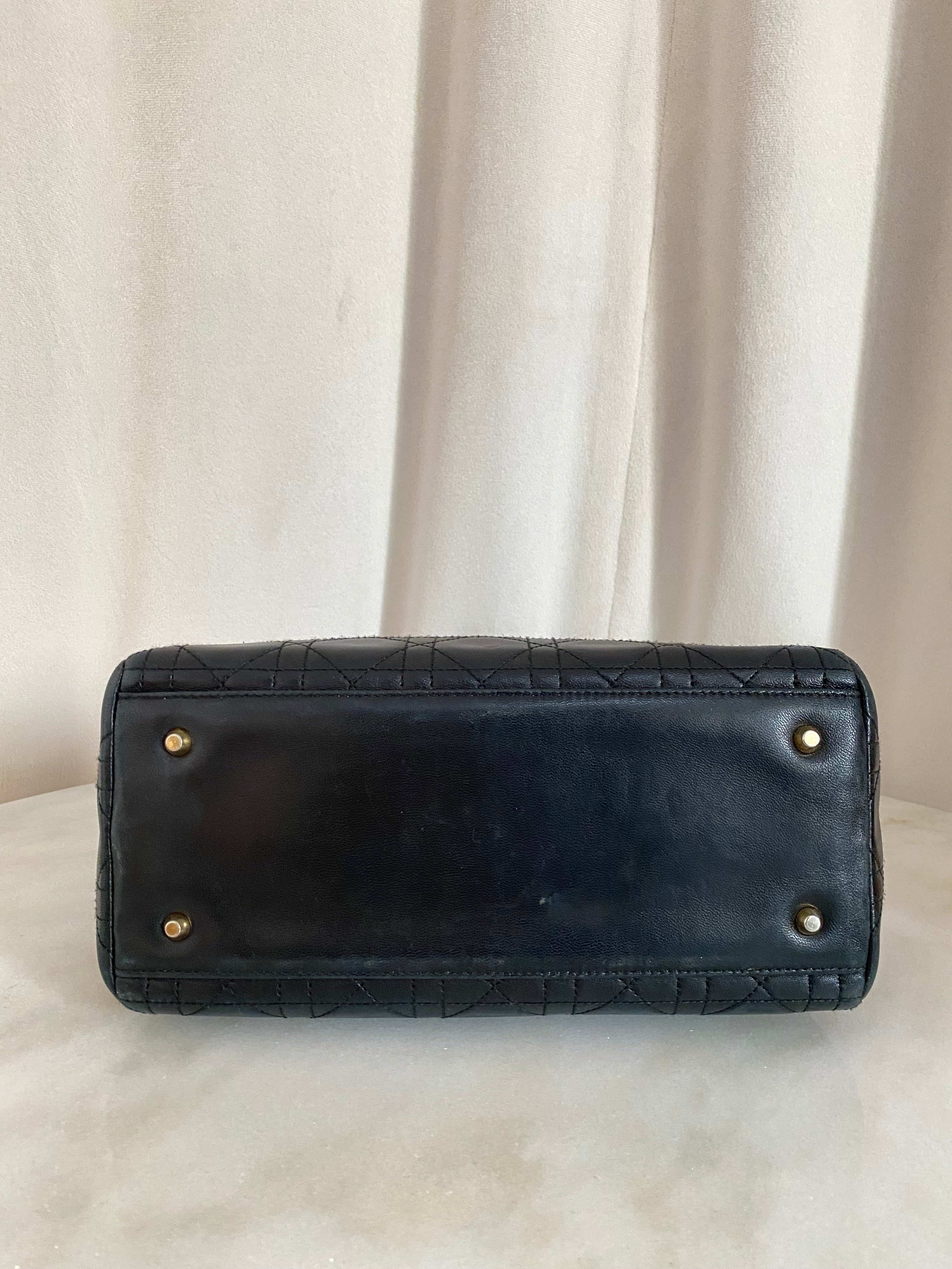 Christian Dior Black Lady Dior Small Bag-handbag-Christian Dior-The Closet Egypt