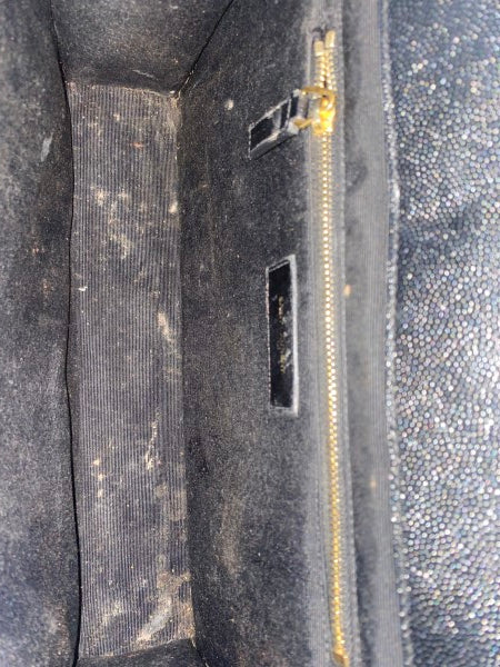 YSL Black Monogram Satchel Shoulder Bag-handbag-YSL-The Closet Egypt