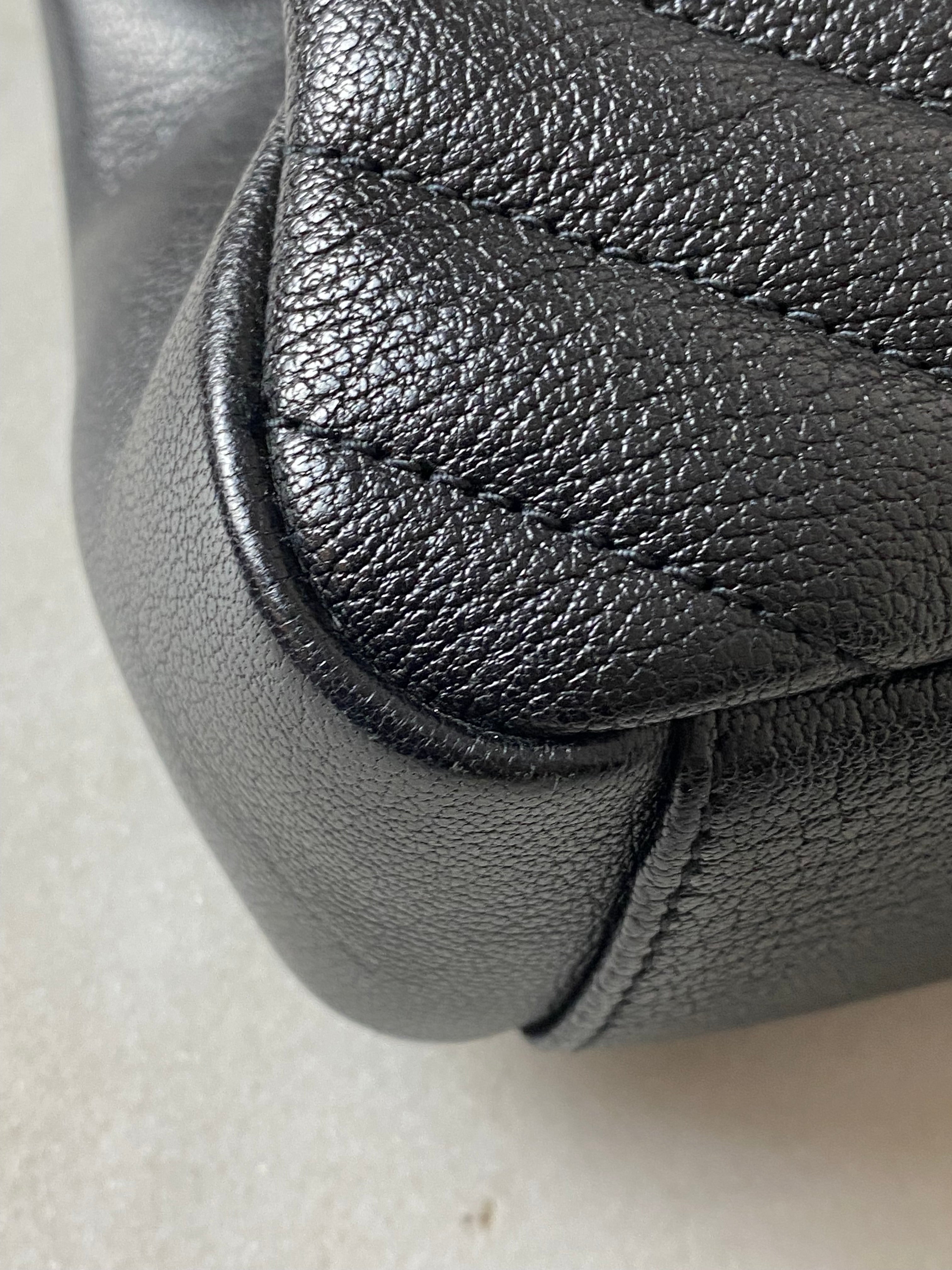 YSL Black College Bag