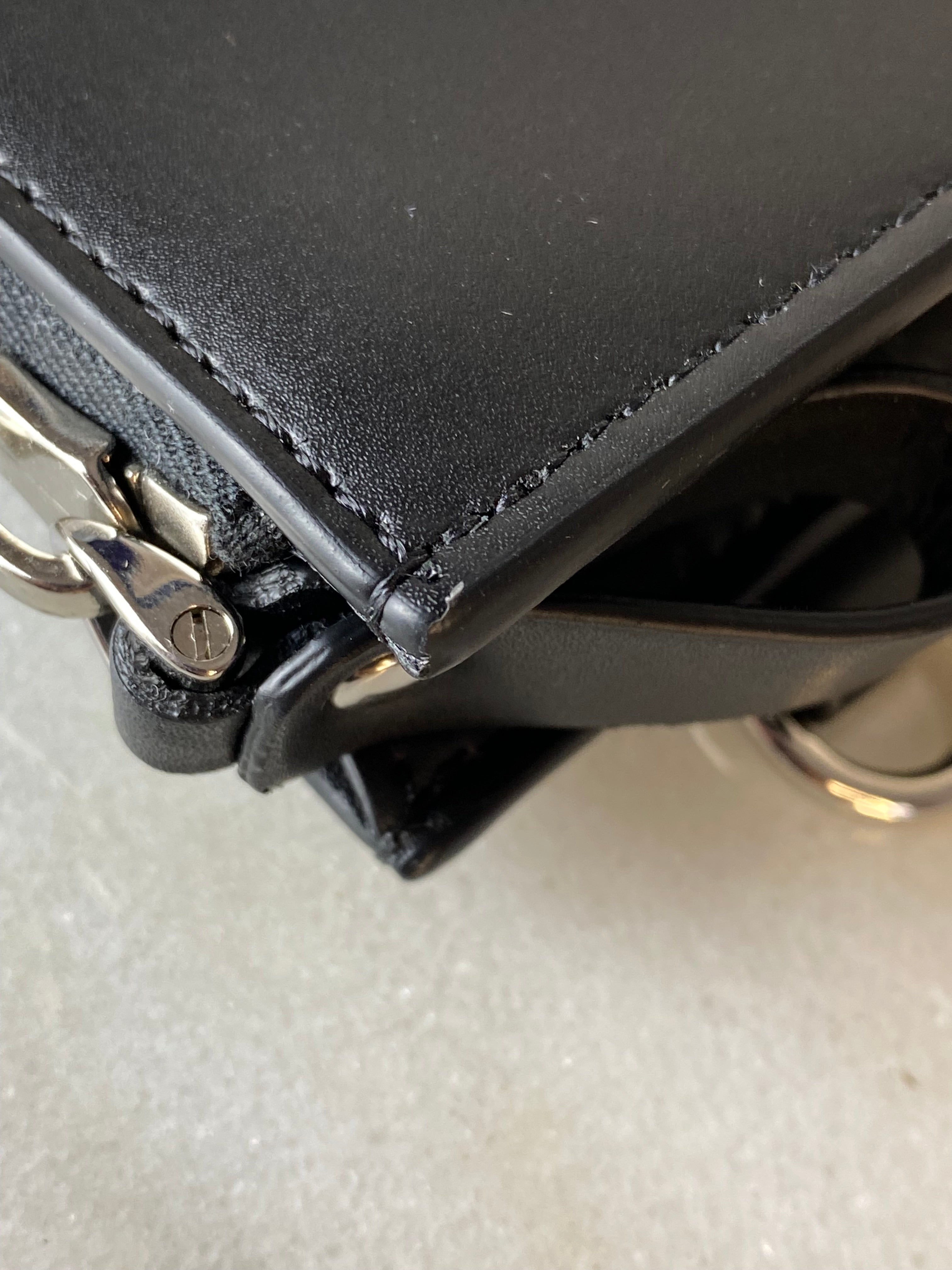 Valentino Black VLTN Clutch