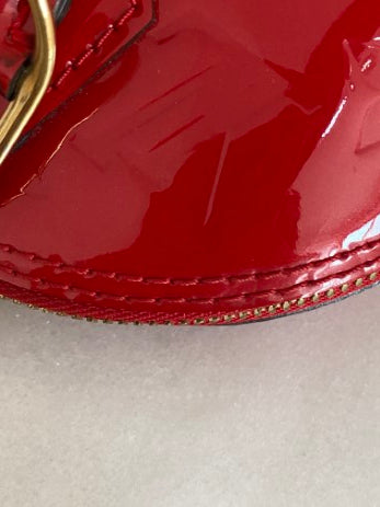 Louis Vuitton Red Monogram Vernis Alma BB Bag-handbag-Louis Vuitton-The Closet Egypt