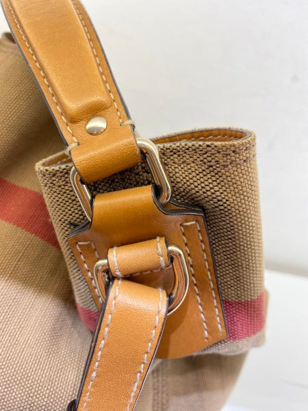 Burberry Camel House Check Bucket Bag-handbag-Burberry-The Closet Egypt