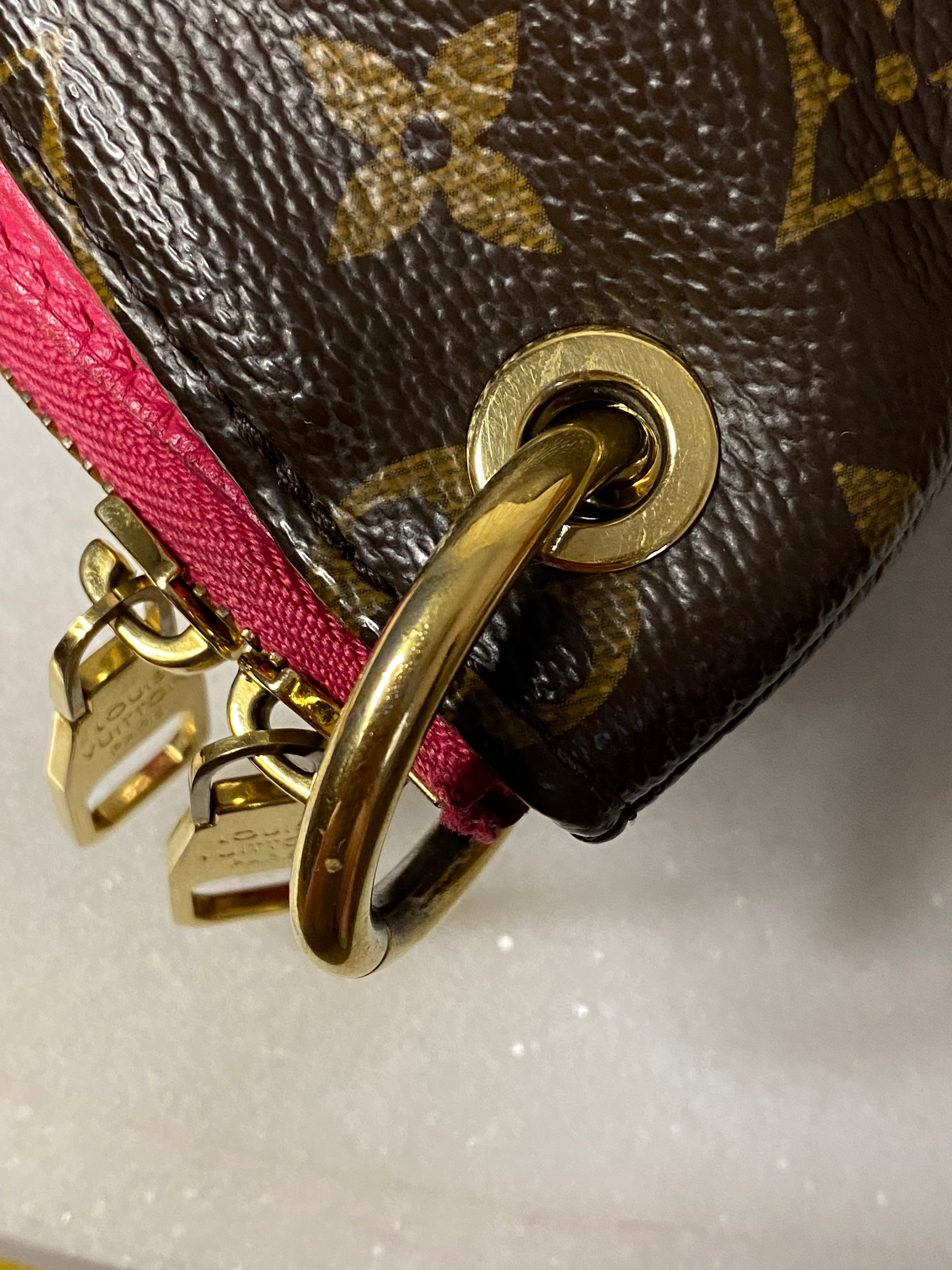 Louis Vuitton Monogram Red Pallas 2 Way Tote Bag W/ Strap-handbag-Louis Vuitton-The Closet Egypt