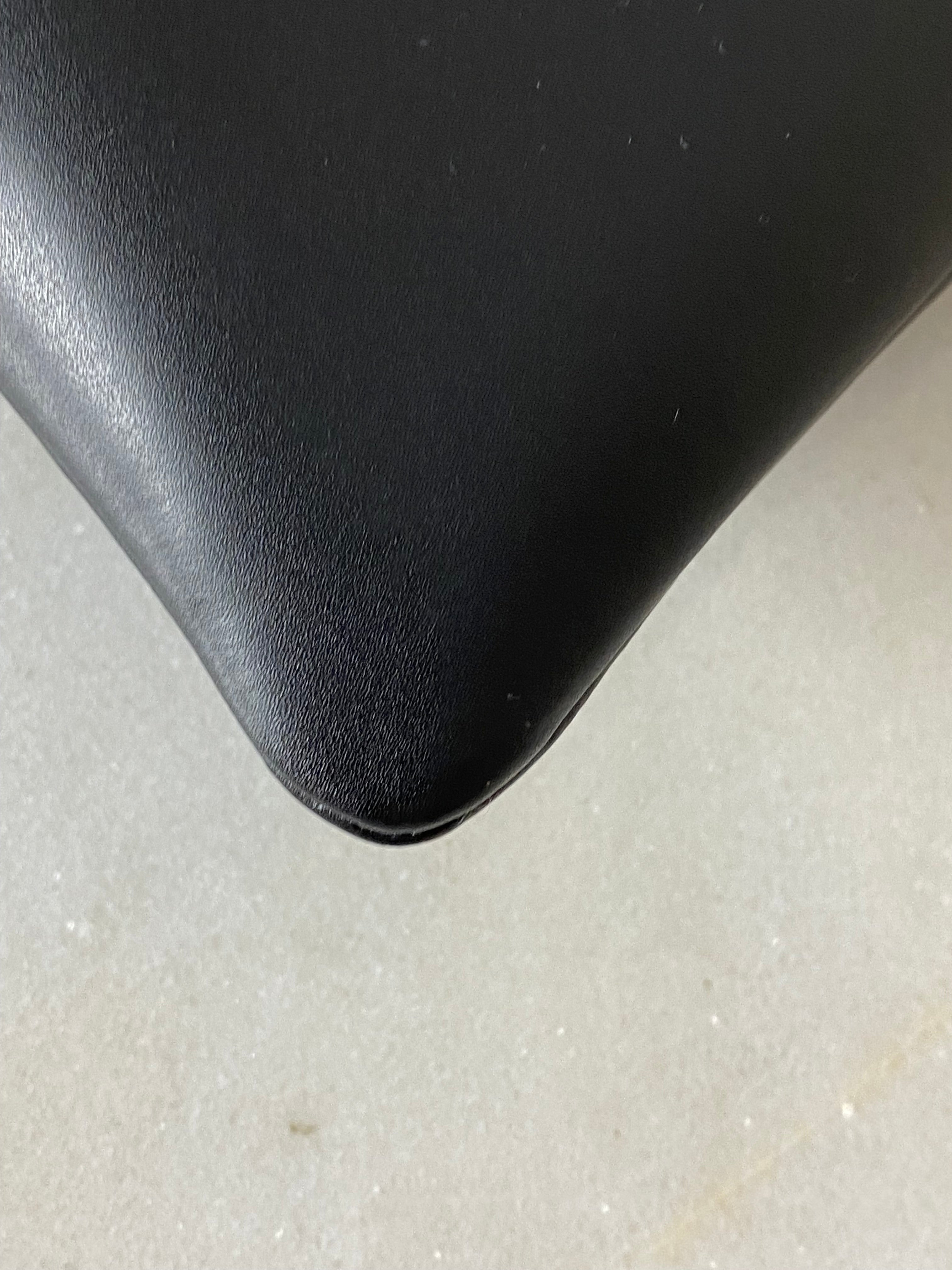 Valentino Black VLTN Logo Clutch
