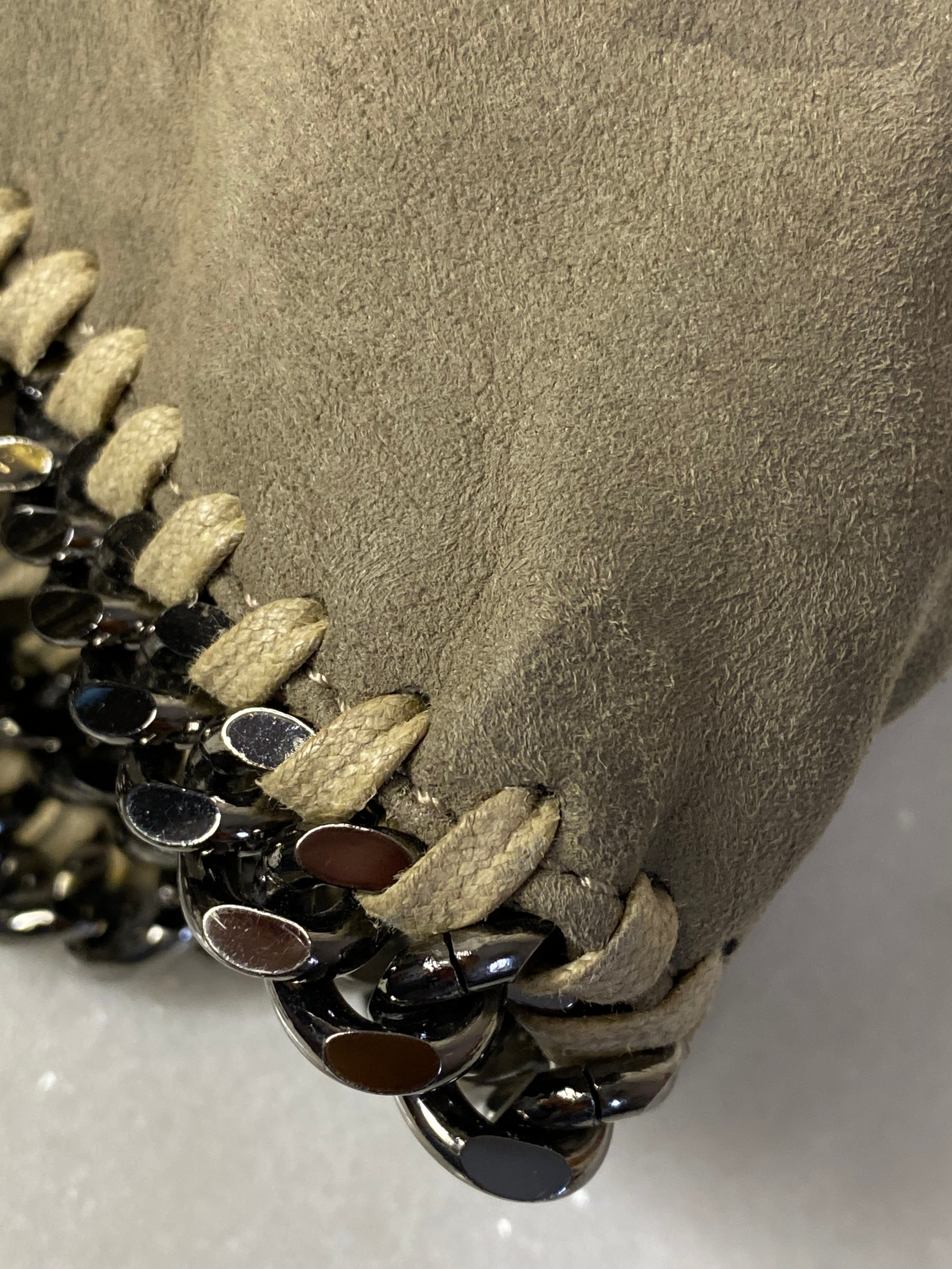 Stella Mccartney Grey Falabella Messenger Bag-handbag-Stella Mccartney-The Closet Egypt