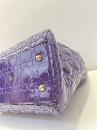 Christian Dior Soft Purple Lady Dior Large Bag-handbag-Christian Dior-The Closet Egypt