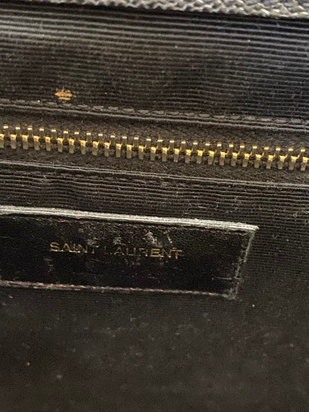 YSL Black Monogram Satchel Shoulder Bag-handbag-YSL-The Closet Egypt