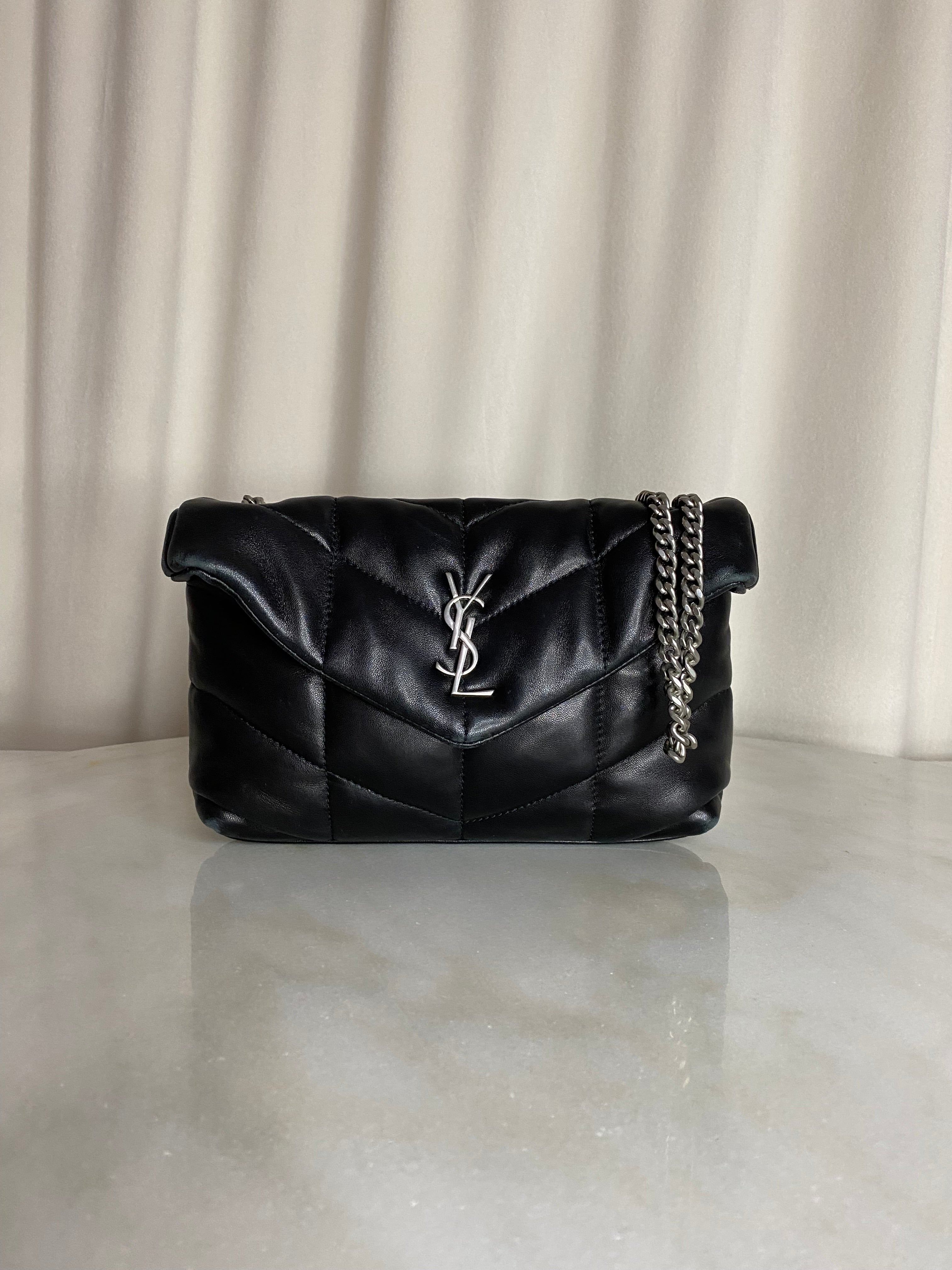 YSL Black Puffer Toy Bag-handbag-YSL-The Closet Egypt