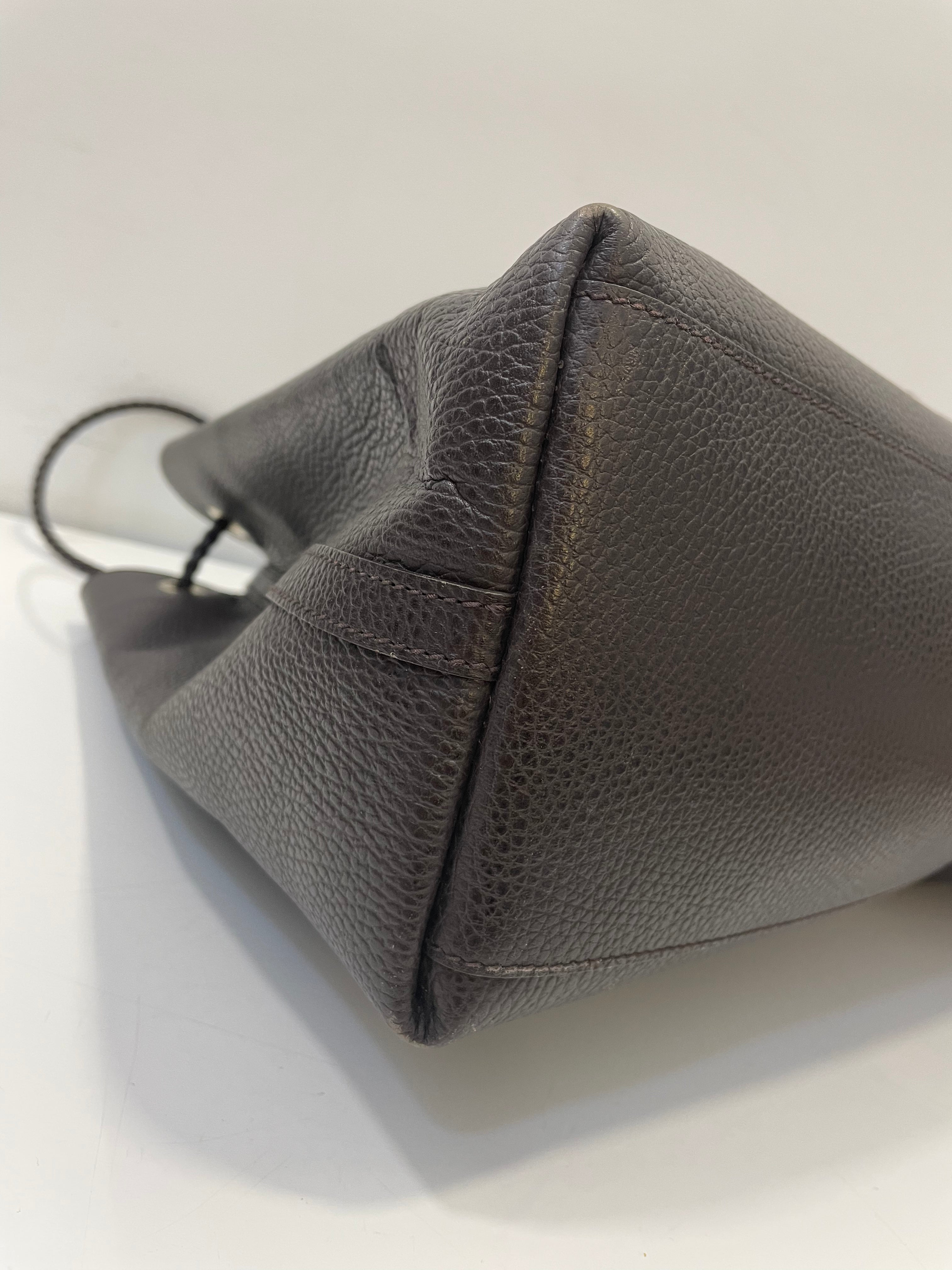 Gucci Brown Braided Handle Gifford Bag-handbag-Gucci-The Closet Egypt