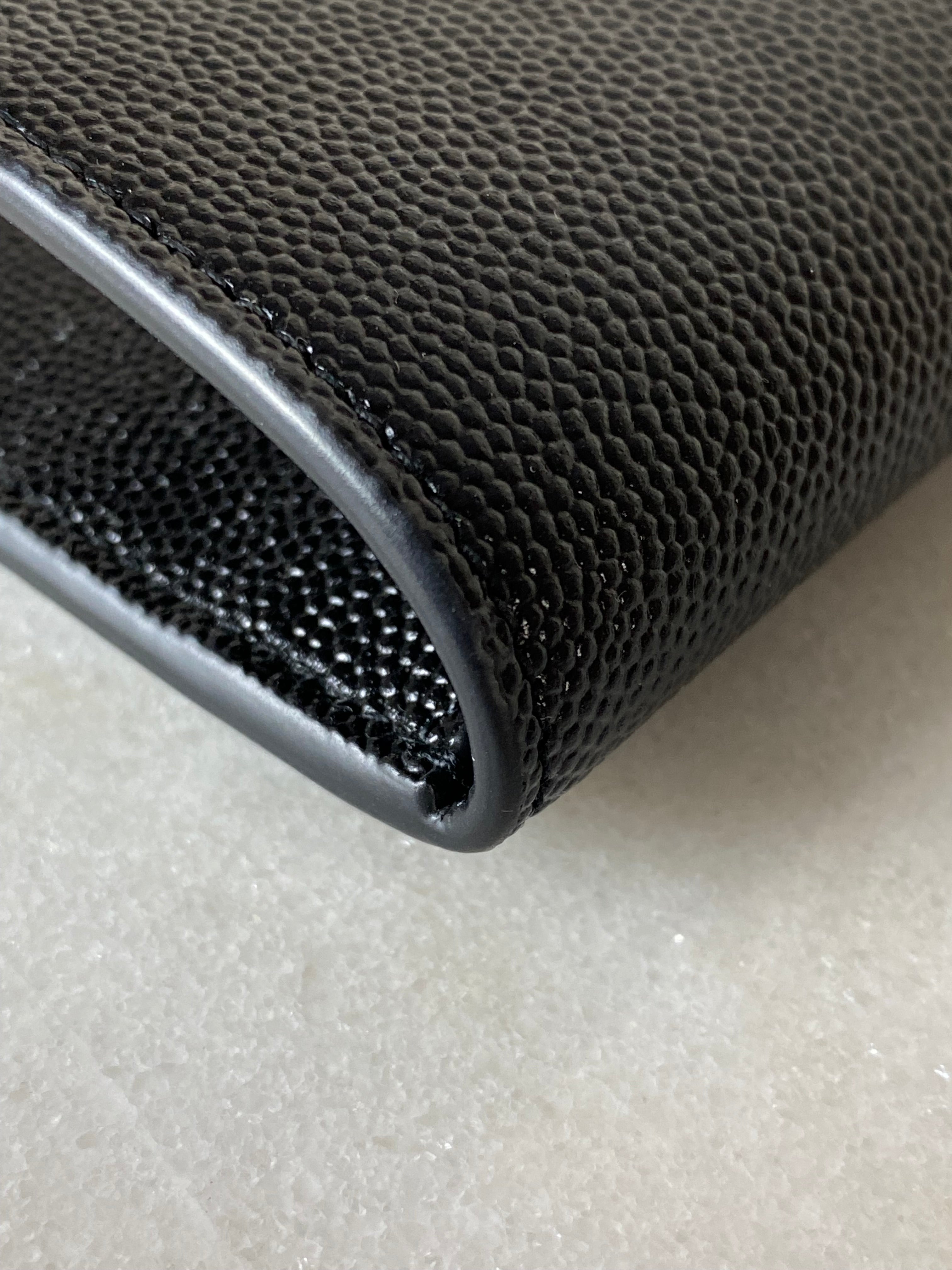 YSL Black Uptown Clutch-Clutch-YSL-The Closet Egypt