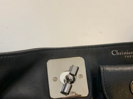 Christian Dior Black Cannage Granville Chain Link Tote Bag-handbag-Christian Dior-The Closet Egypt