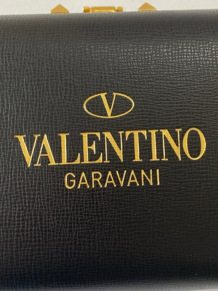 Valentino Black Rockstud Alcove Box Bag-handbag-Valentino-The Closet Egypt
