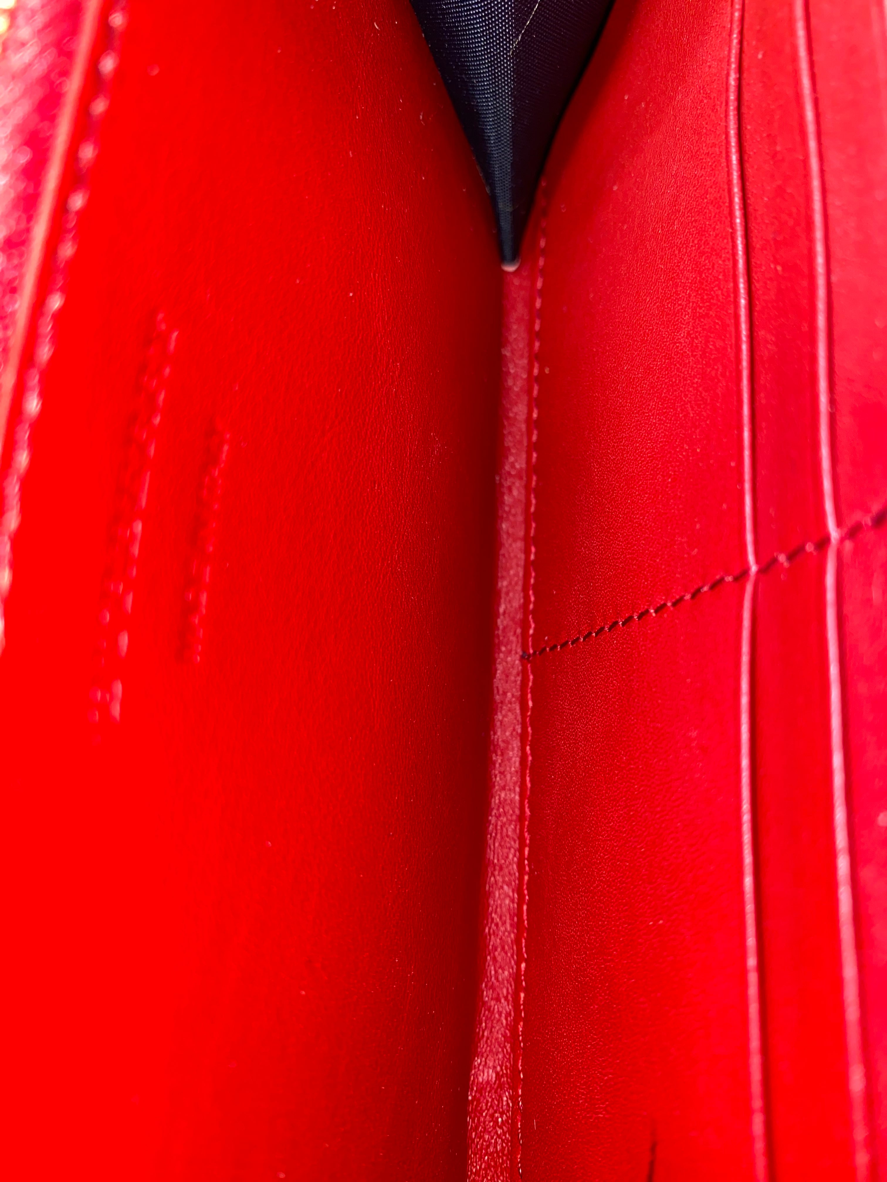 Burberry House Check Red ZIGGY ZIP Long Wallet-wallet-Burberry-The Closet Egypt