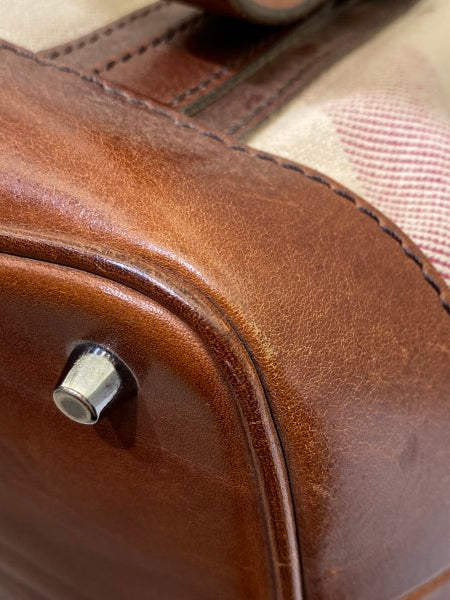 Burberry Brown Bridle House Check Bag-handbag-Burberry-The Closet Egypt