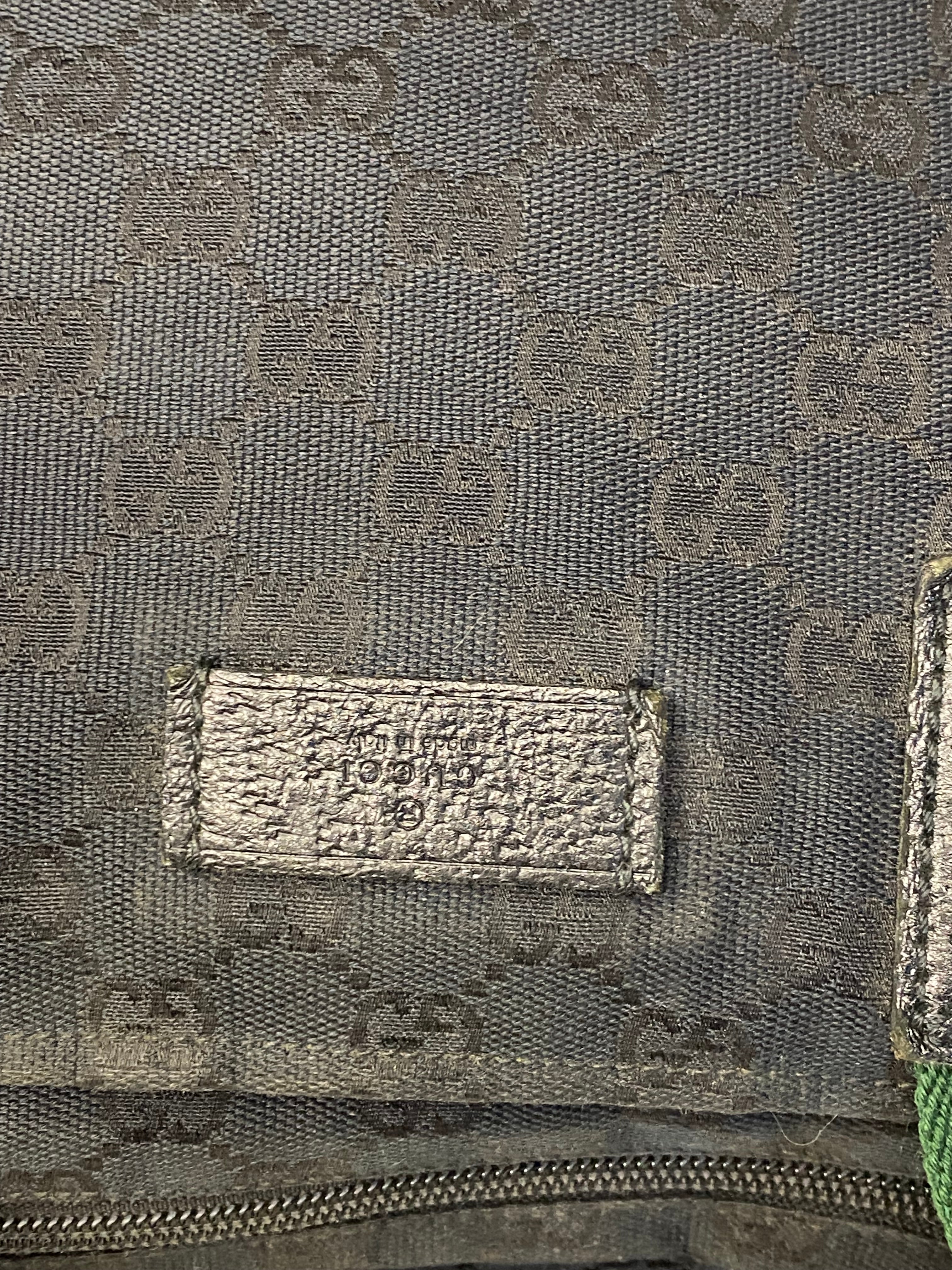 Gucci Black GG Vintage Web Strap Shoulder Bag-handbag-Gucci-The Closet Egypt