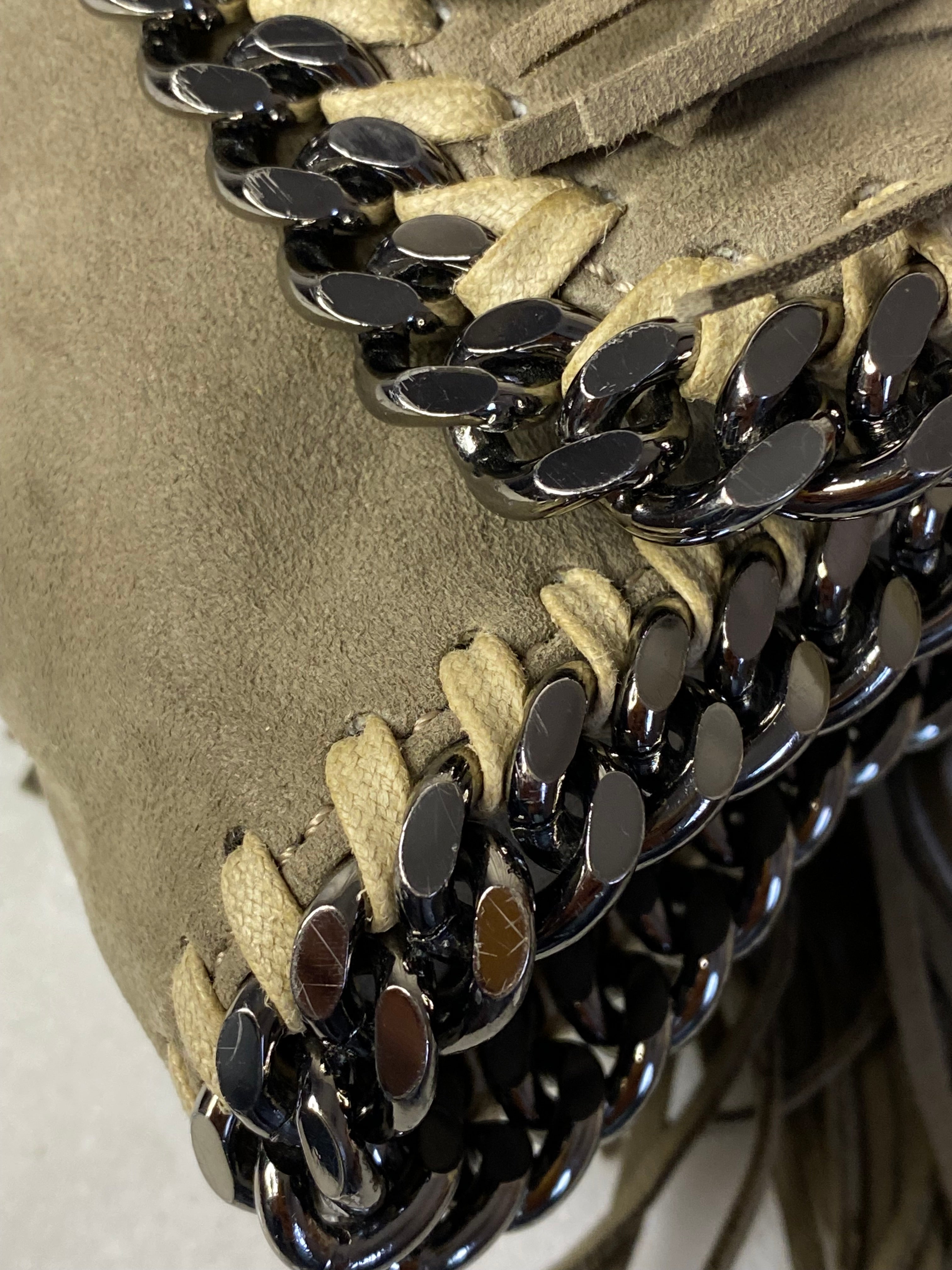 Stella Mccartney Grey Falabella Messenger Bag-handbag-Stella Mccartney-The Closet Egypt