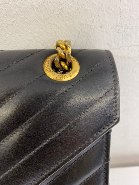 YSL Black Envelope Large Bag-handbag-YSL-The Closet Egypt