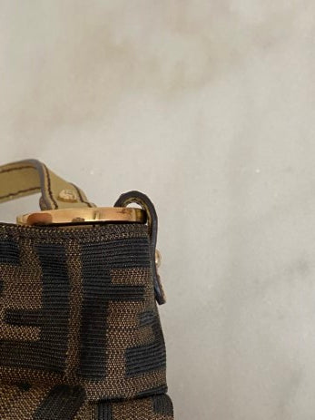 Fendi Bicolor Zucca FF Mini Chef Bag-handbag-Fendi-The Closet Egypt