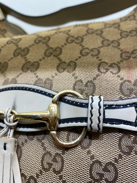 Gucci Bicolor GG Emily Hobo Bag-handbag-Gucci-The Closet Egypt