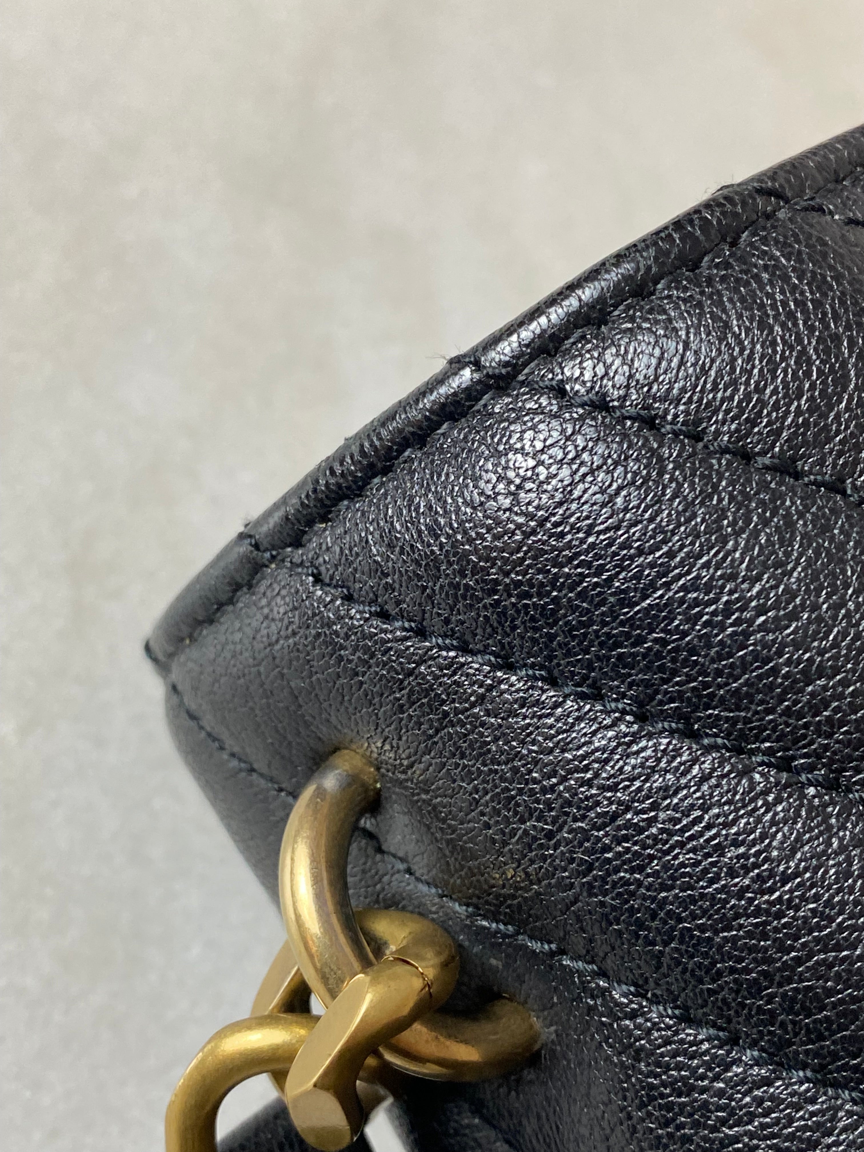 YSL Black College Bag
