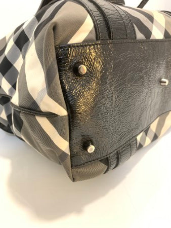 Burberry Black Beat Check Shoulder Bag-handbag-Burberry-The Closet Egypt