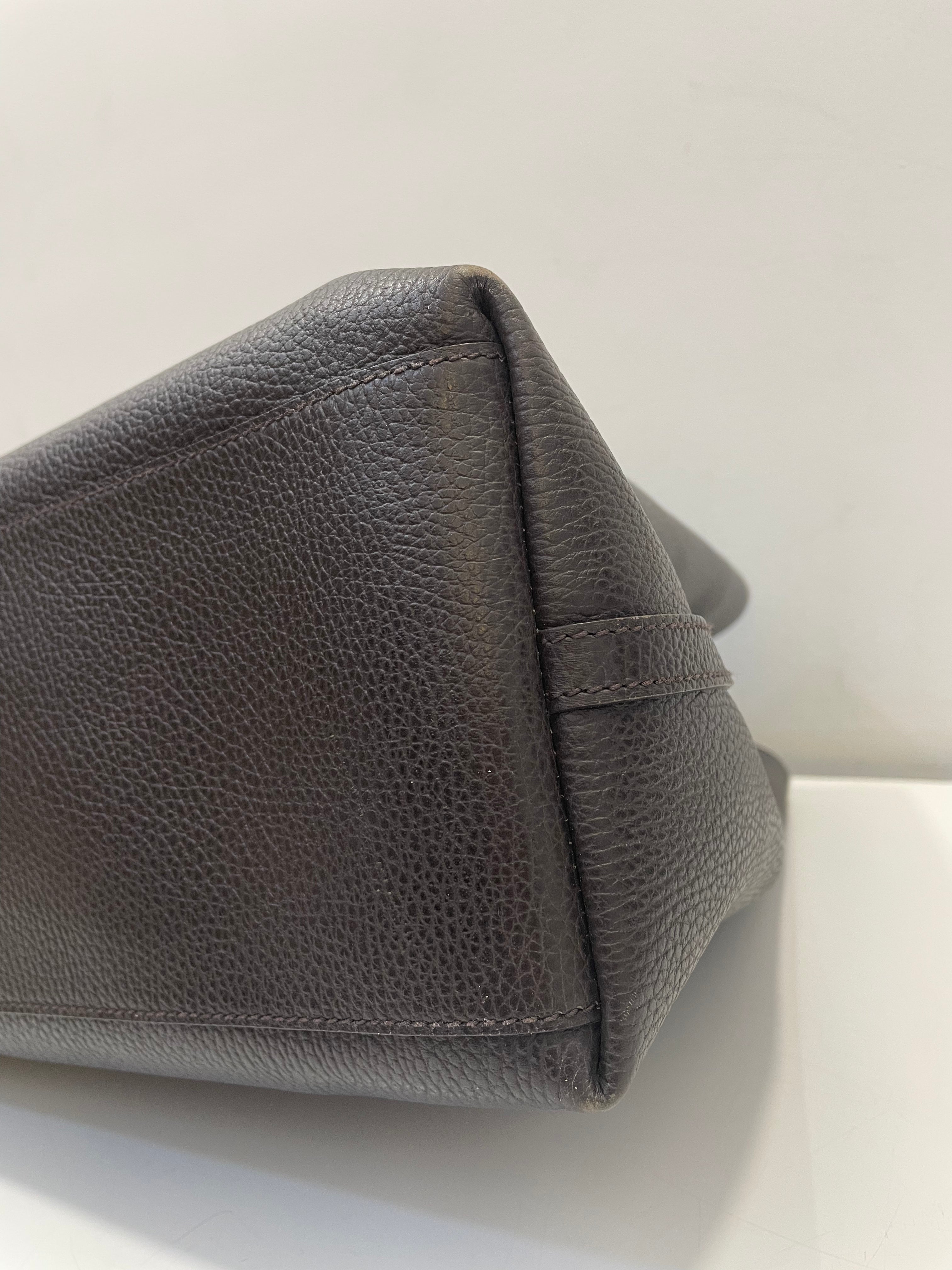 Gucci Brown Braided Handle Gifford Bag-handbag-Gucci-The Closet Egypt