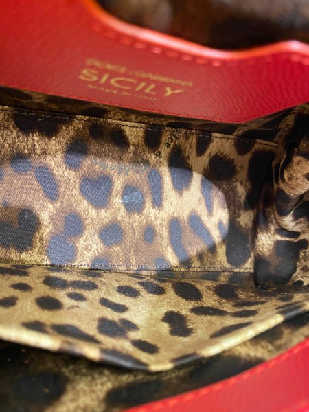 Dolce & Gabbana Red Sicily Small Bag-handbag-Dolce & Gabbana-The Closet Egypt