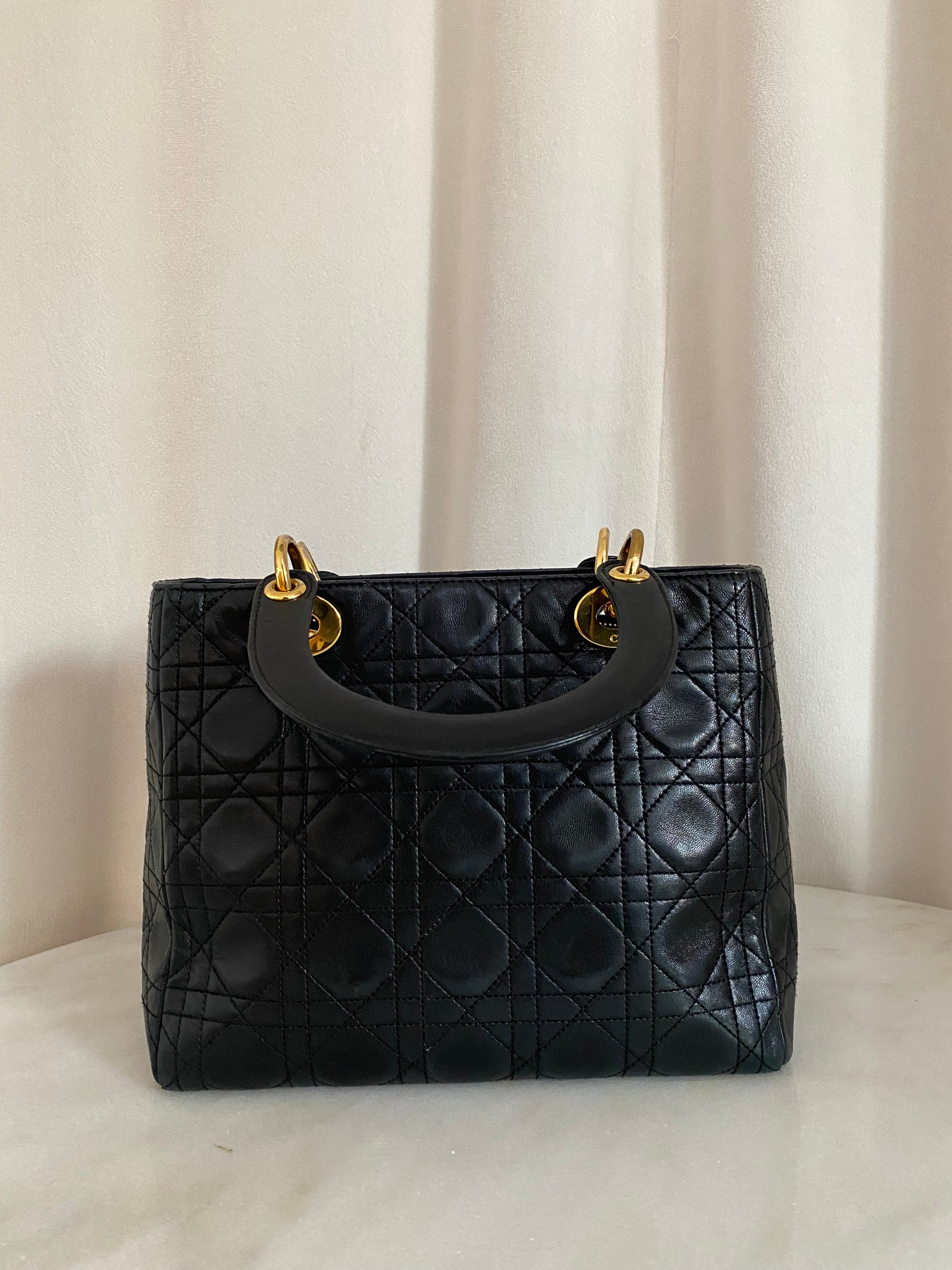 Christian Dior Black Lady Dior Small Bag-handbag-Christian Dior-The Closet Egypt