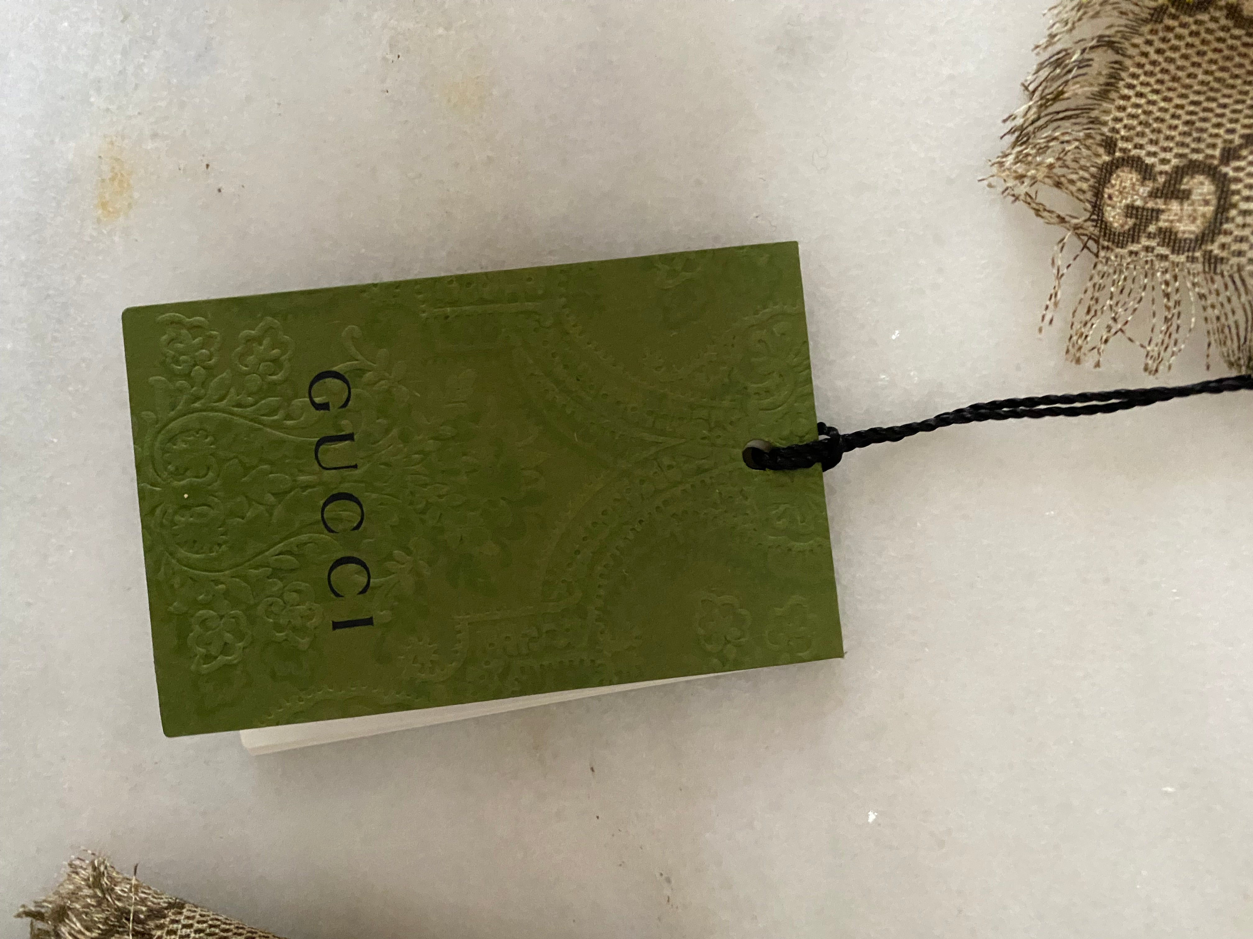 Gucci Bicolor GG Floral Scarf-Scarf-Gucci-The Closet Egypt