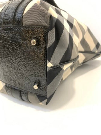 Burberry Black Beat Check Shoulder Bag-handbag-Burberry-The Closet Egypt