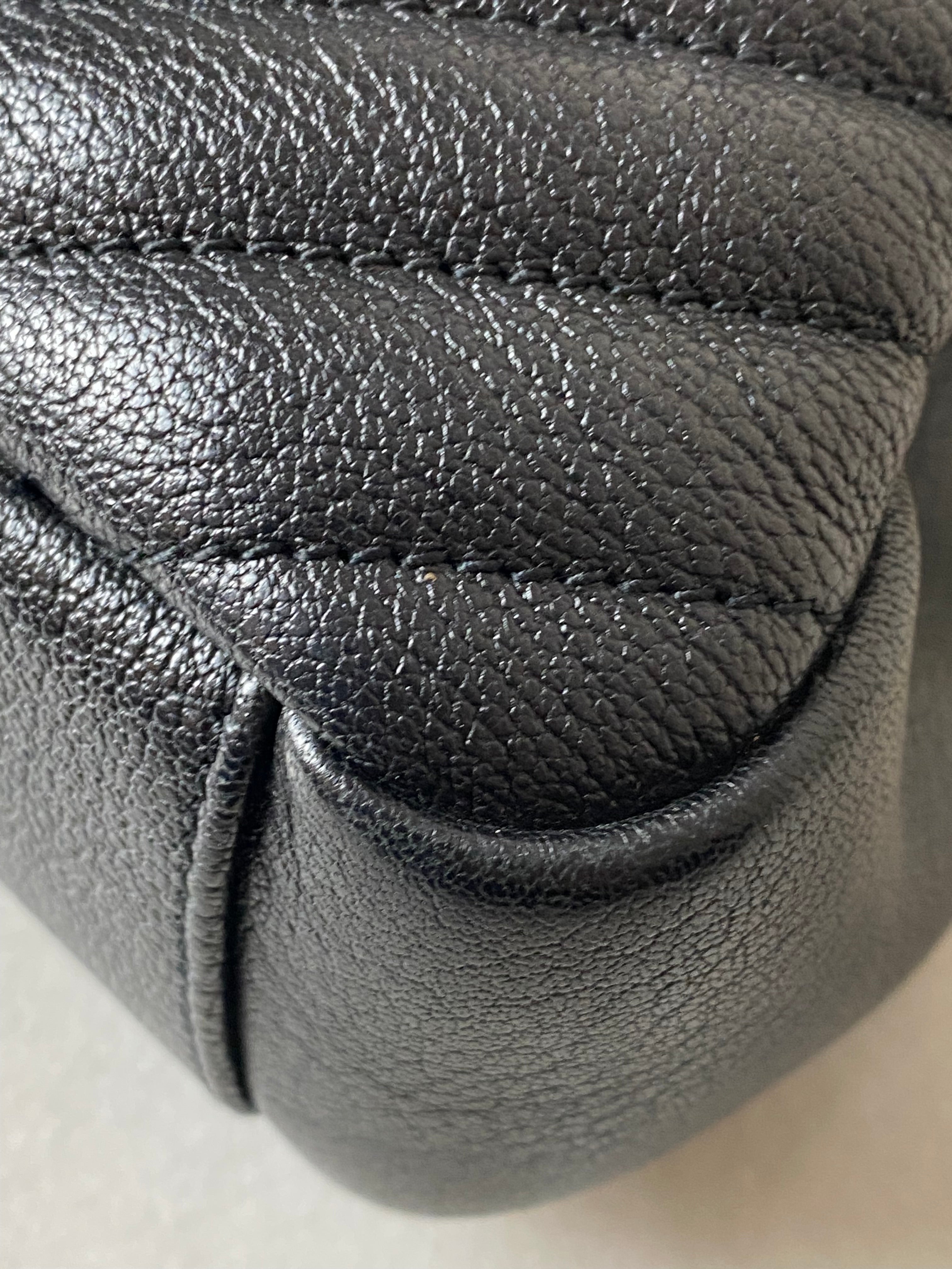 YSL Black College Bag