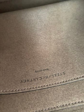 Stella Mccartney Beige Logo Top Handle Bag-handbag-Stella Mccartney-The Closet Egypt