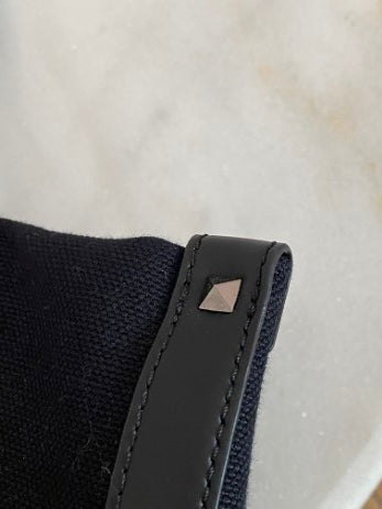 Valentino Black VLTN Logo Tote Bag-handbag-Valentino-The Closet Egypt