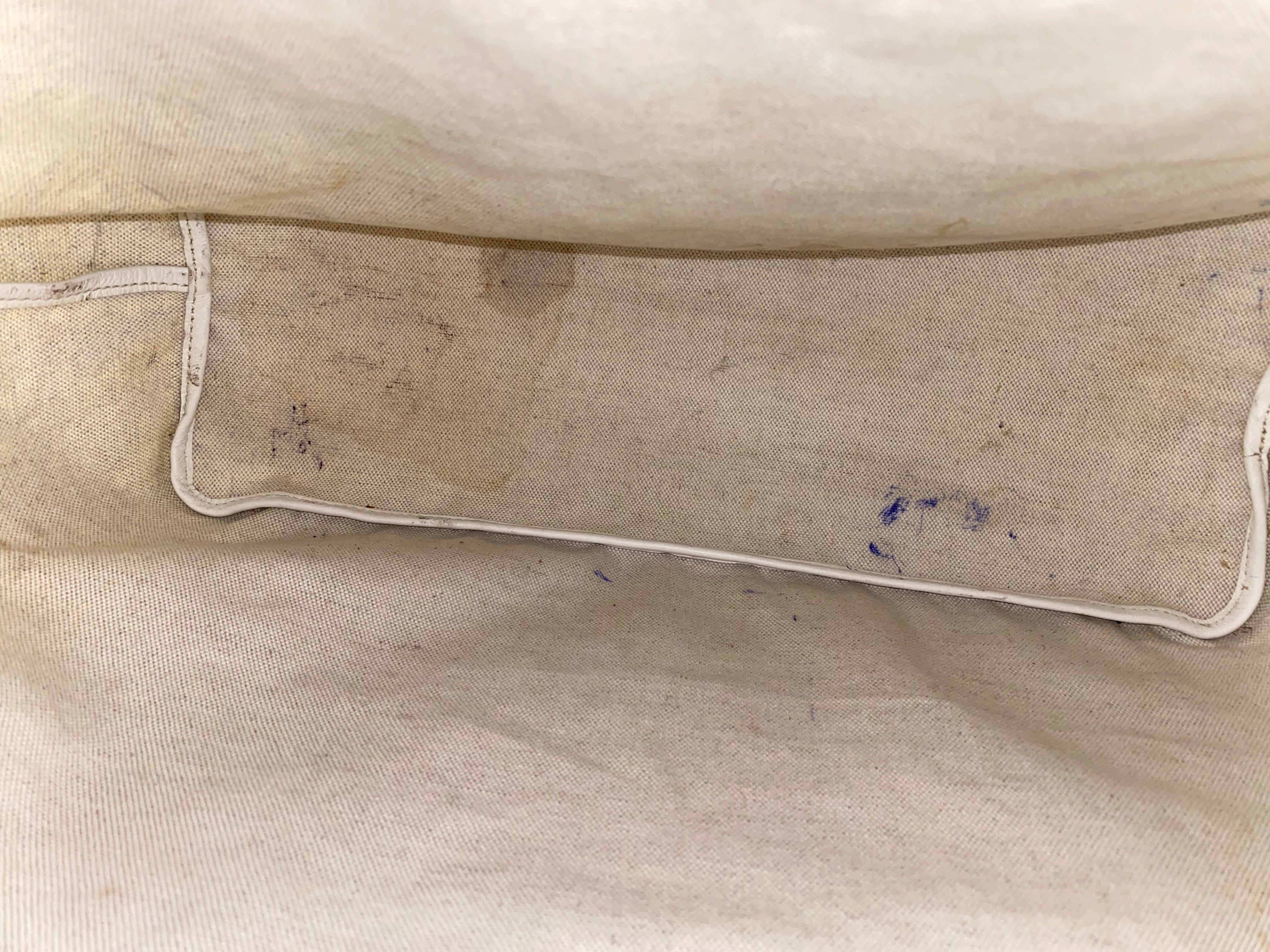 Goyard White Goyardine Saint Louis PM Bag W/ Pouch-handbag-Goyard-The Closet Egypt