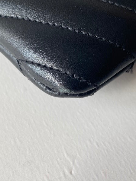 YSL Black Monogram Cassandre Classic Clutch-Clutch-YSL-The Closet Egypt