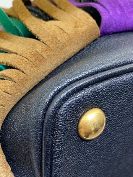 YSL Black Multicolor Emmanuelle Bucket Bag-handbag-YSL-The Closet Egypt