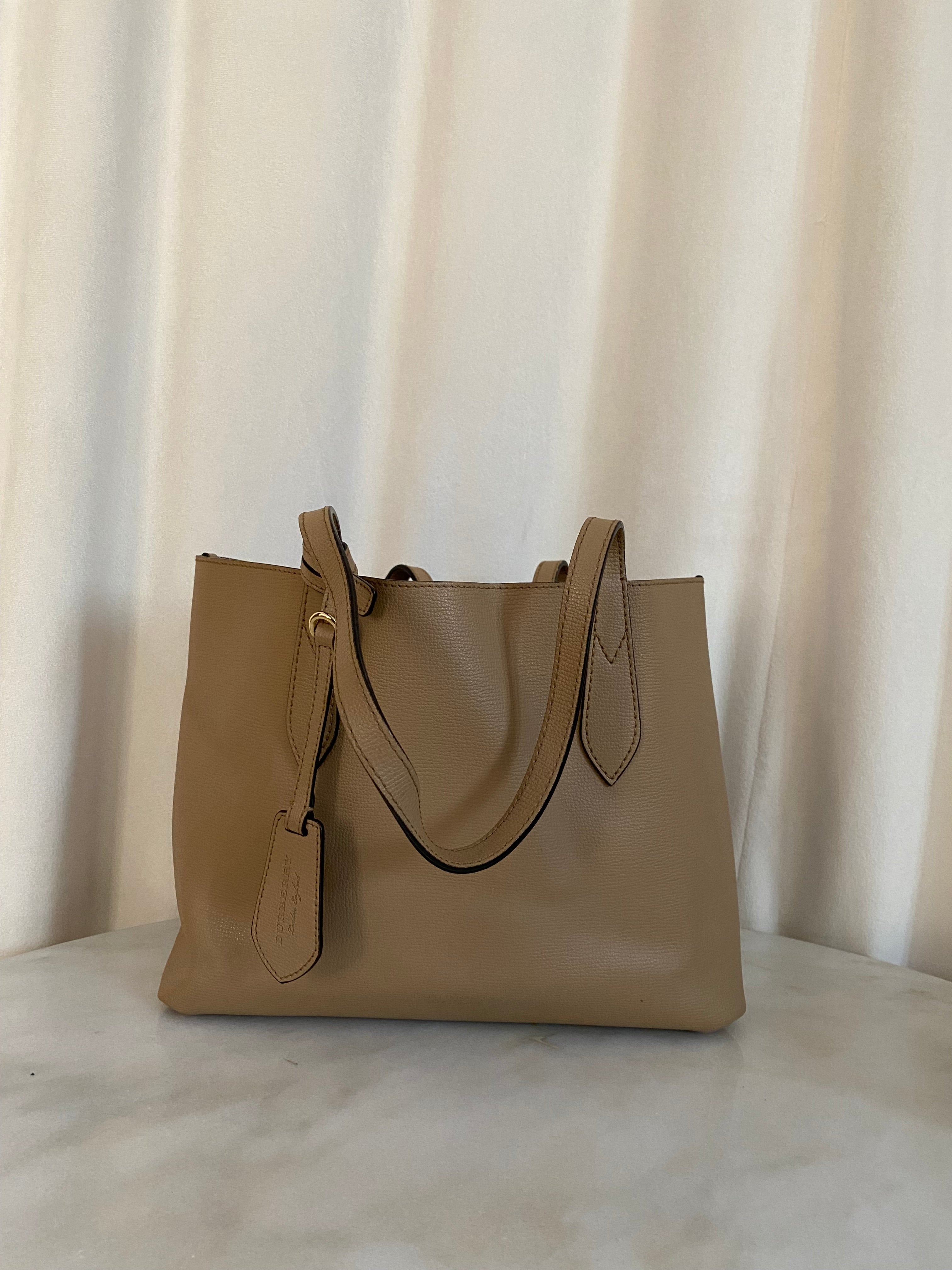 Burberry Beige Reversible Shoulder Bag-handbag-Burberry-The Closet Egypt