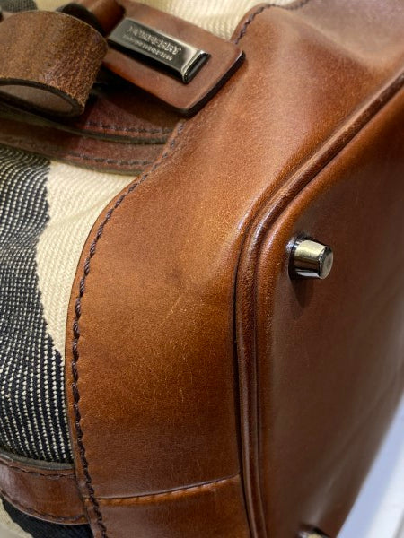 Burberry Brown Bridle House Check Bag-handbag-Burberry-The Closet Egypt
