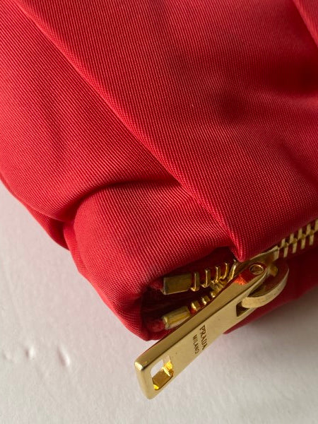 Prada Red Nylon Small Clutch-Clutch-Prada-The Closet Egypt