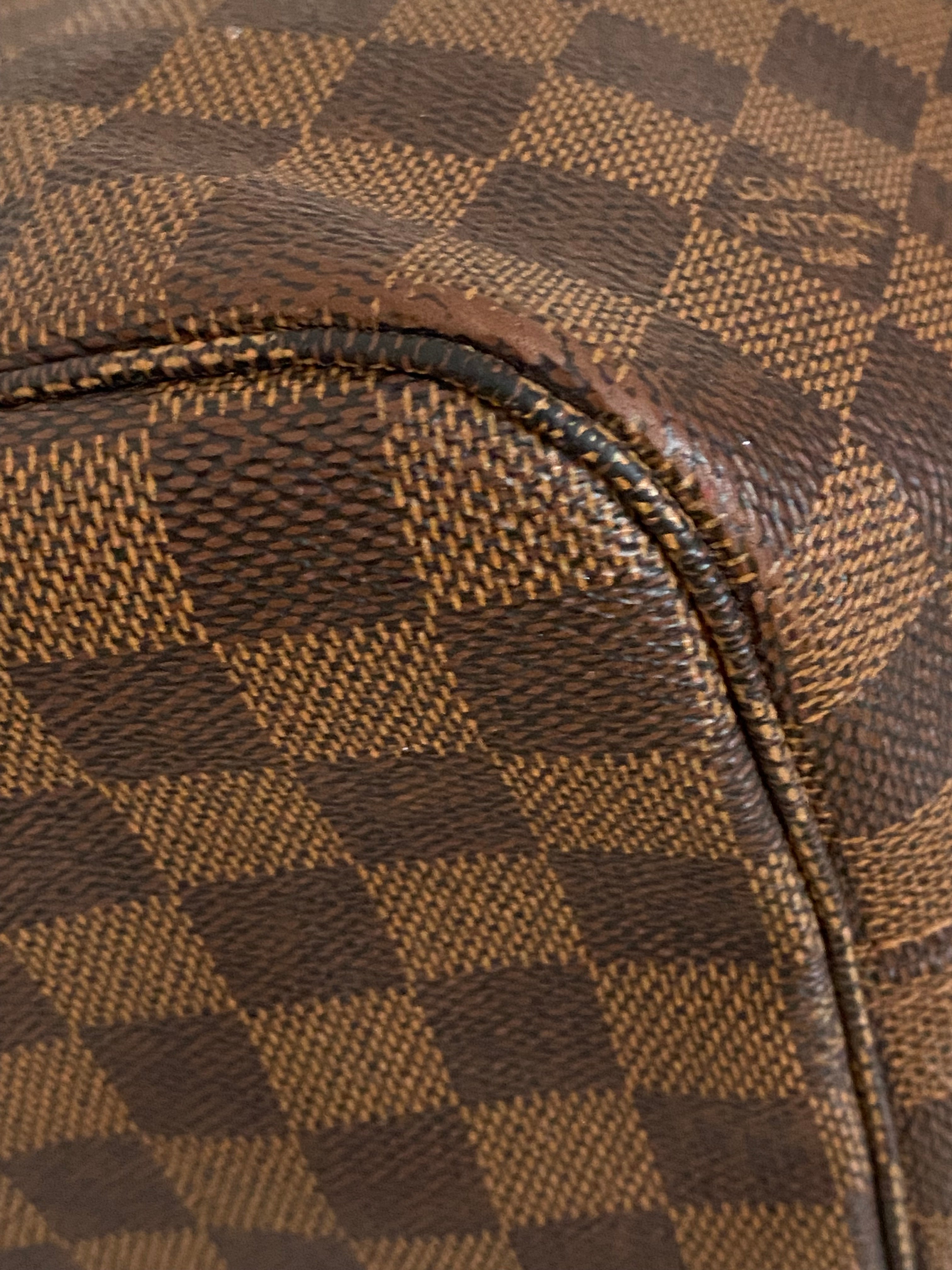 Louis Vuitton Damier Ebene Neverfull MM Bag