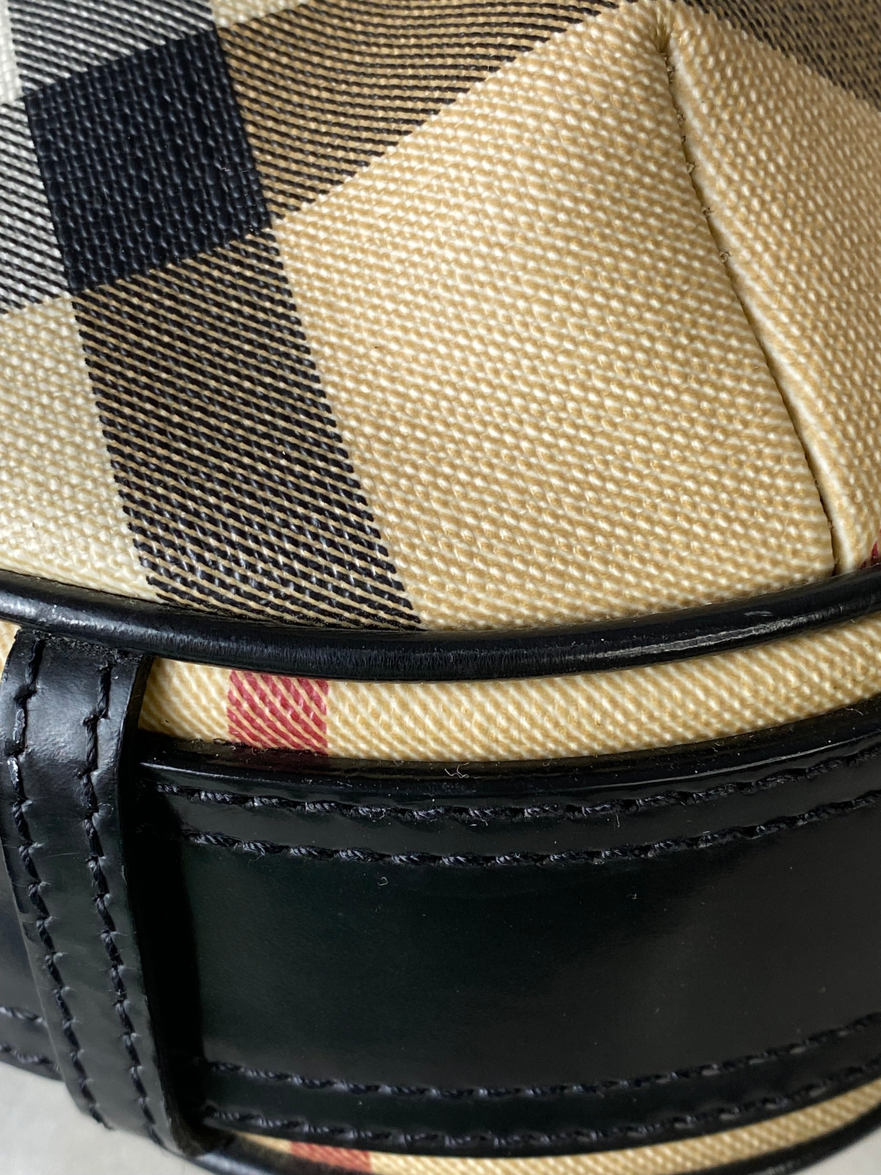 Burberry Nova Check Black Hobo Bag-handbag-Burberry-The Closet Egypt