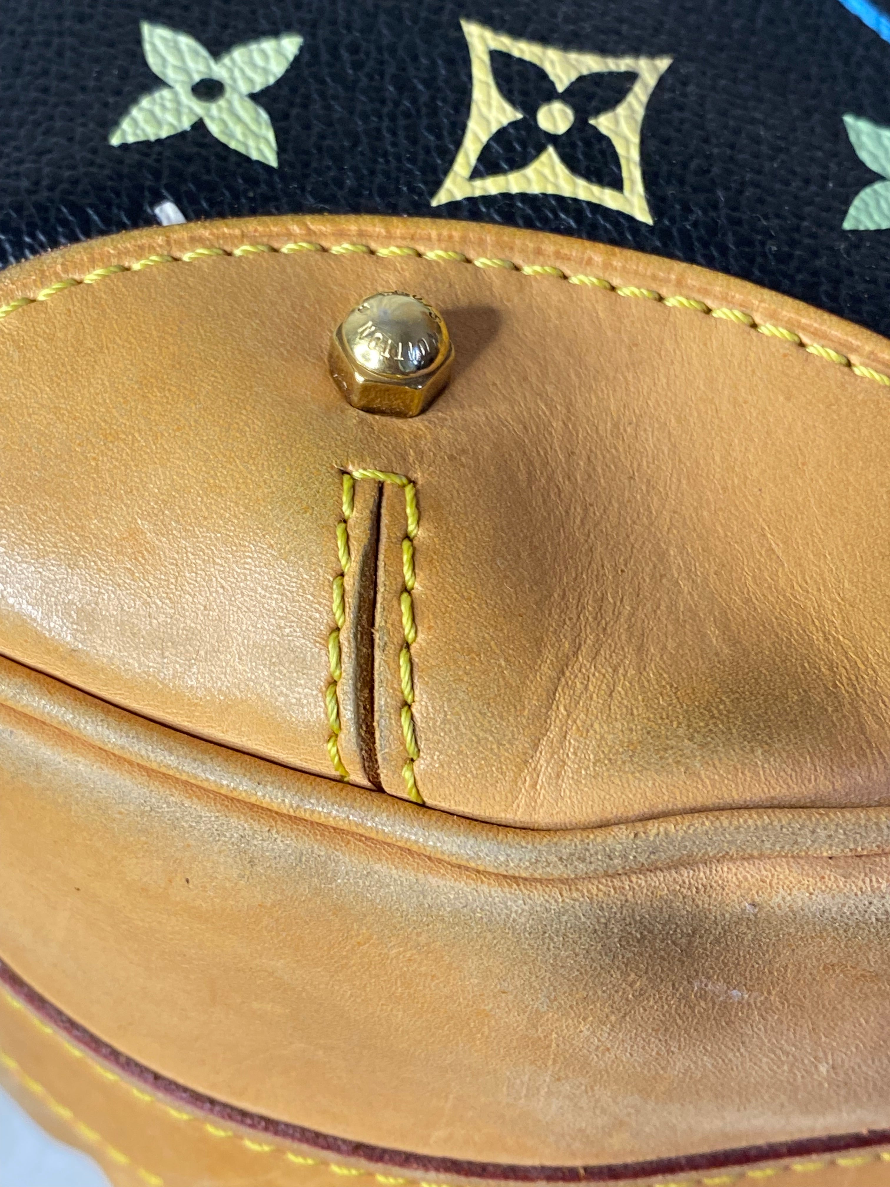 Louis Vuitton Black Multicolor Monogram Claudia Shoulder Bag