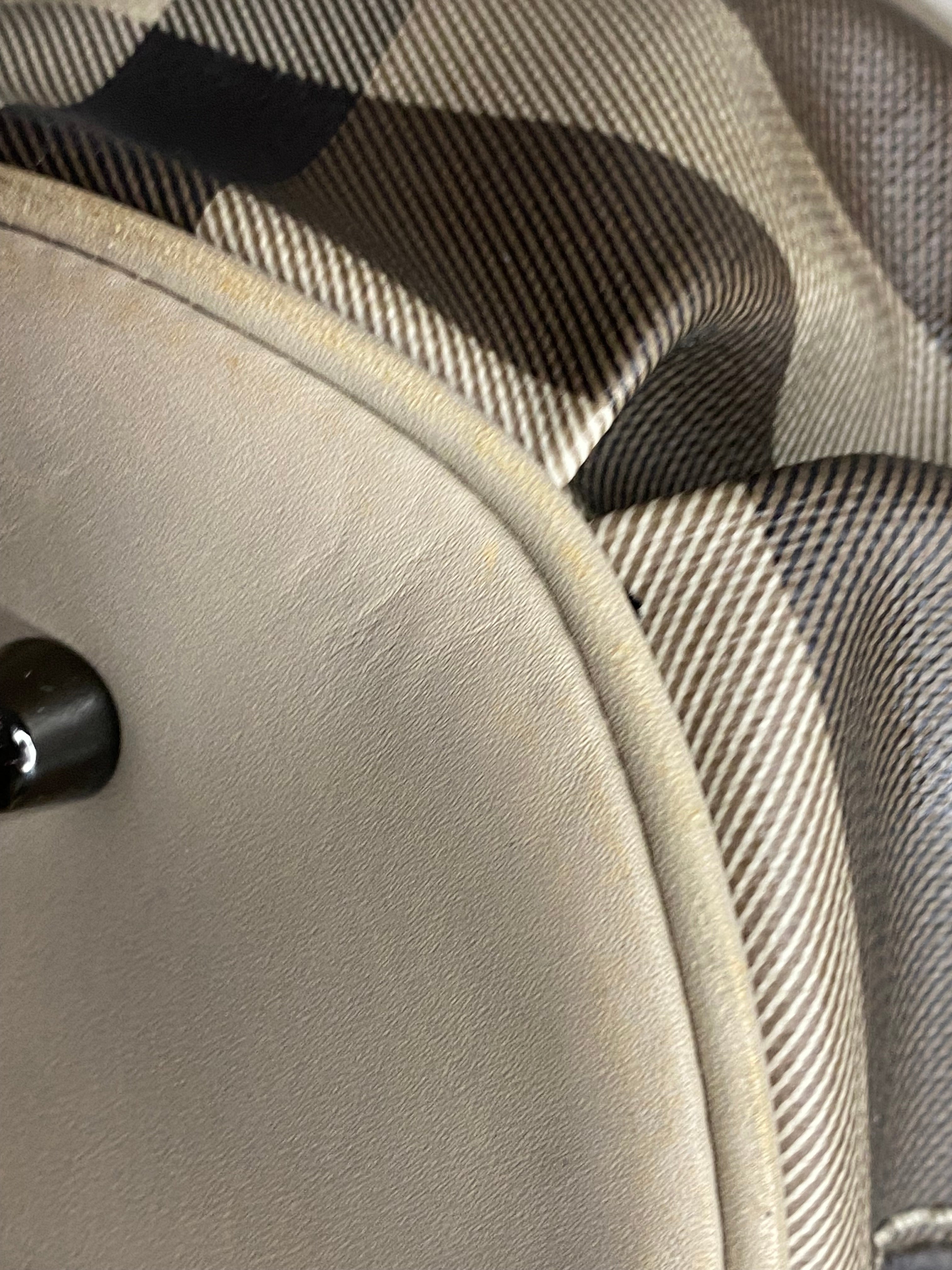 Burberry Smoked Beige Check Shoulder Bag-handbag-Burberry-The Closet Egypt