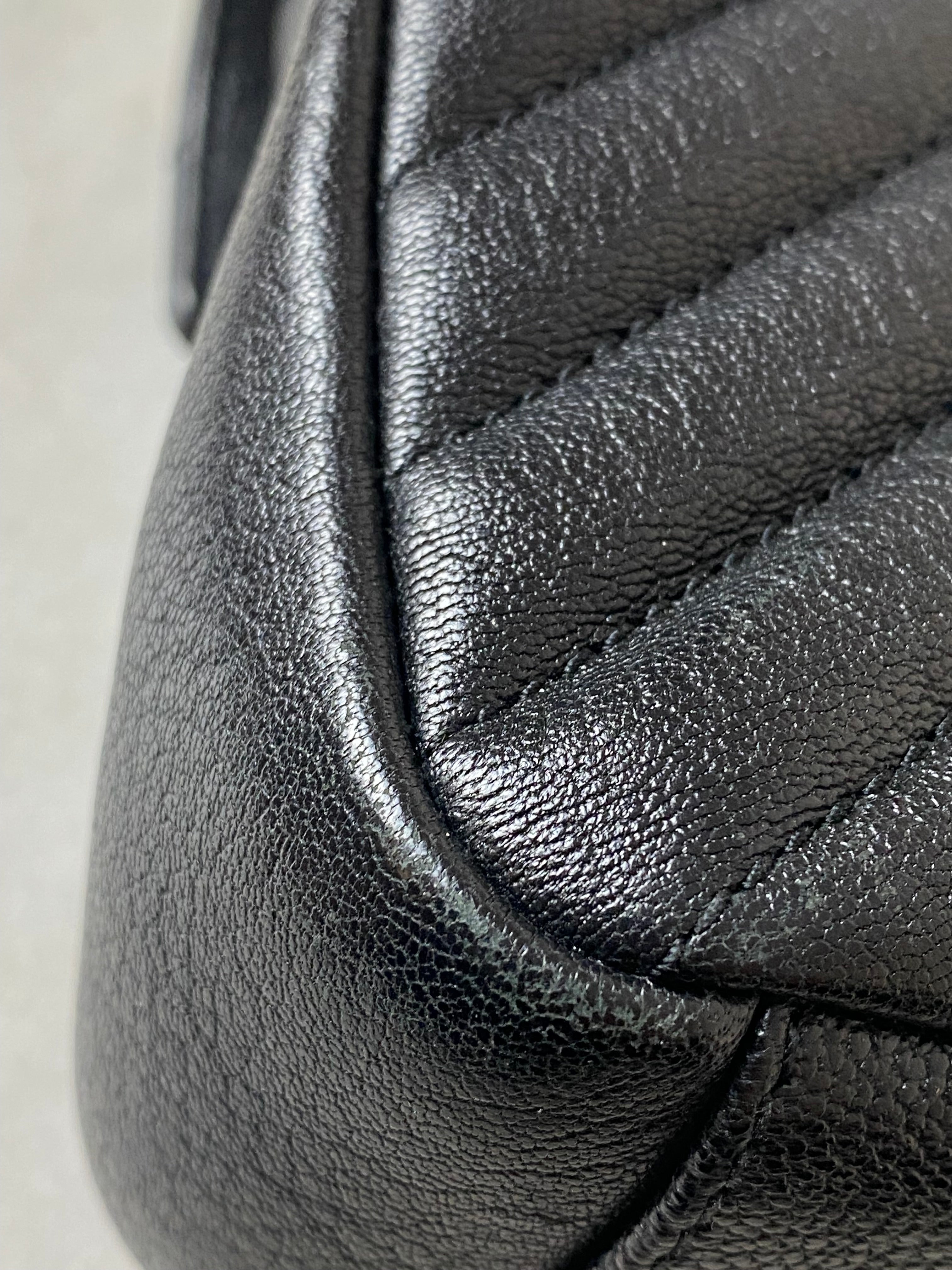 YSL Black College Bag