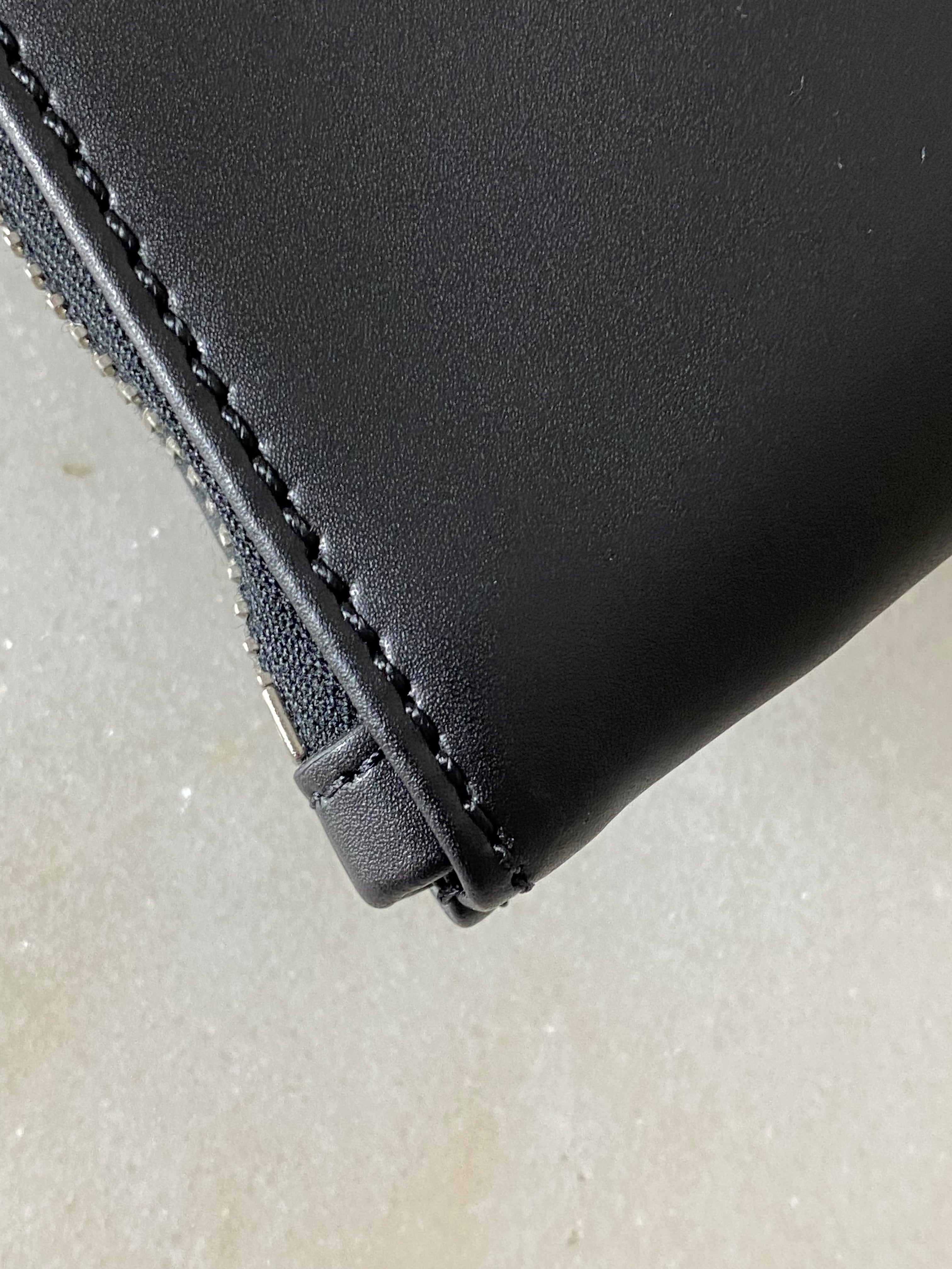 Valentino Black VLTN Logo Clutch