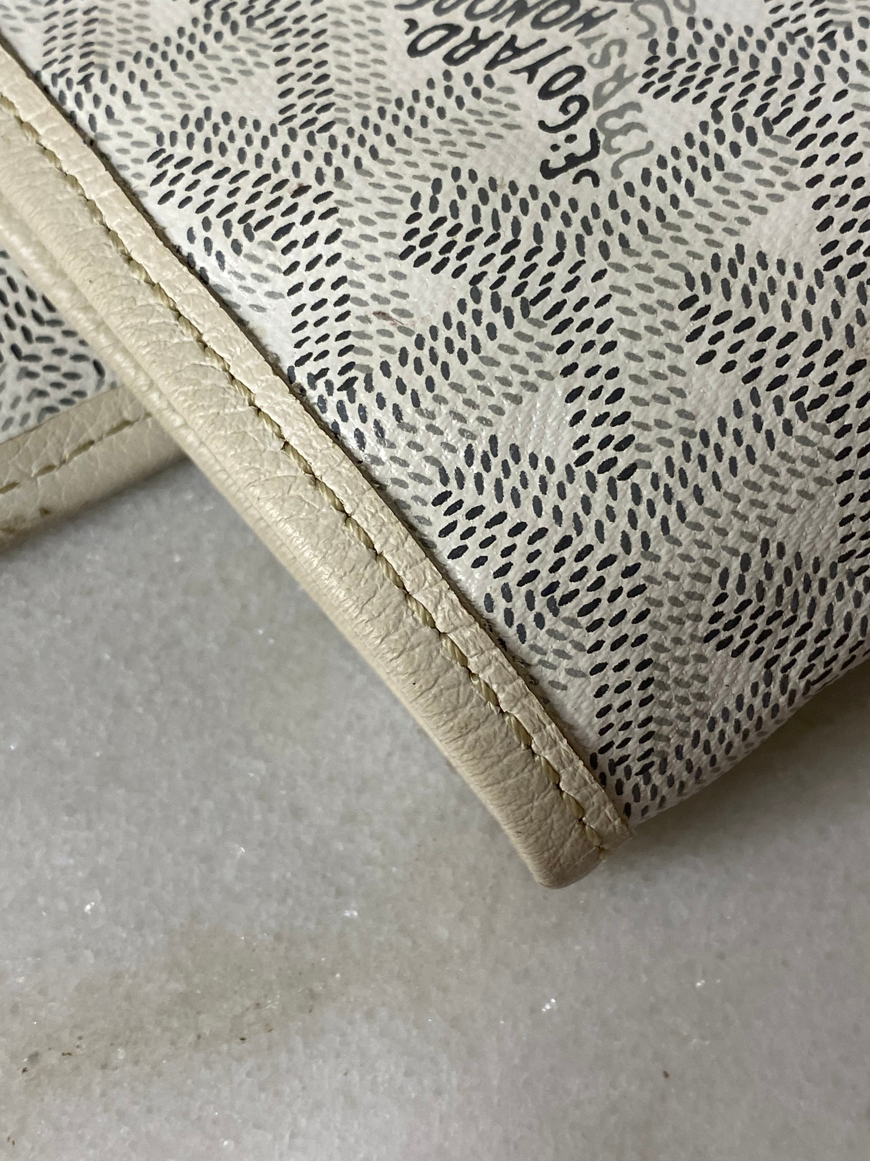 Goyard White Goyardine Saint Louis PM Bag W/ Pouch-handbag-Goyard-The Closet Egypt