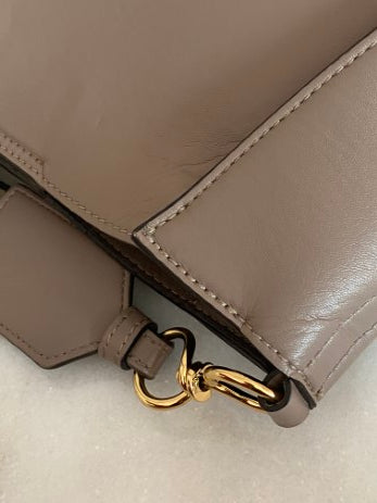 Stella Mccartney Beige Logo Top Handle Bag-handbag-Stella Mccartney-The Closet Egypt