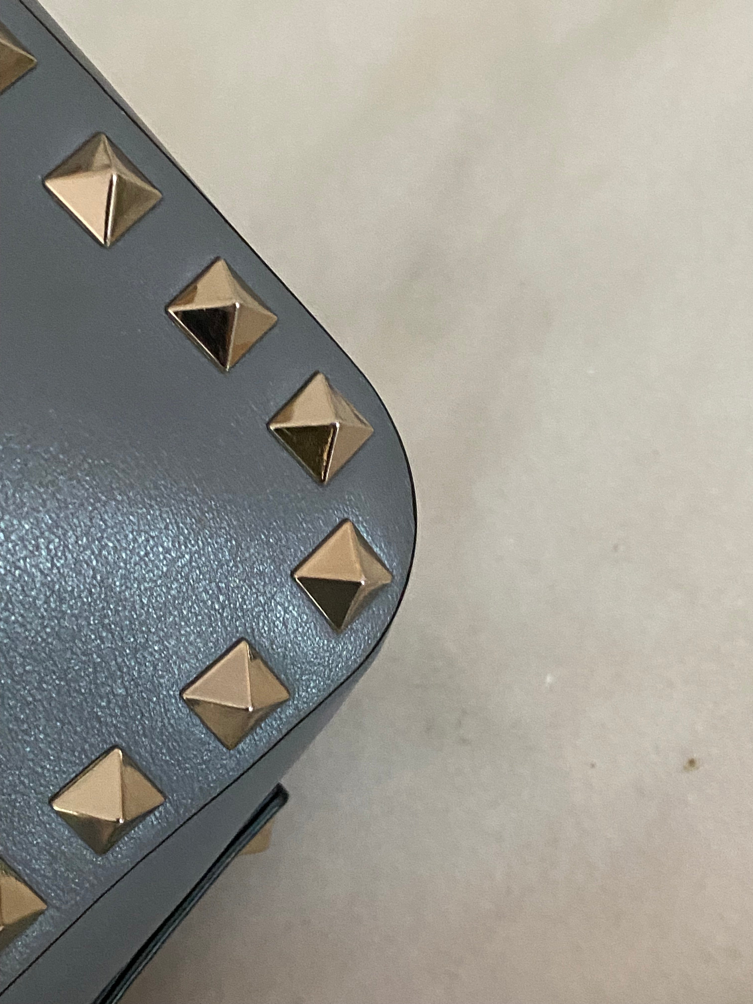 Valentino Gray Rockstud Crossbody Bag-handbag-Valentino-The Closet Egypt