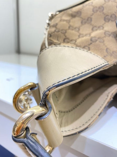 Gucci Bicolor GG Emily Hobo Bag-handbag-Gucci-The Closet Egypt