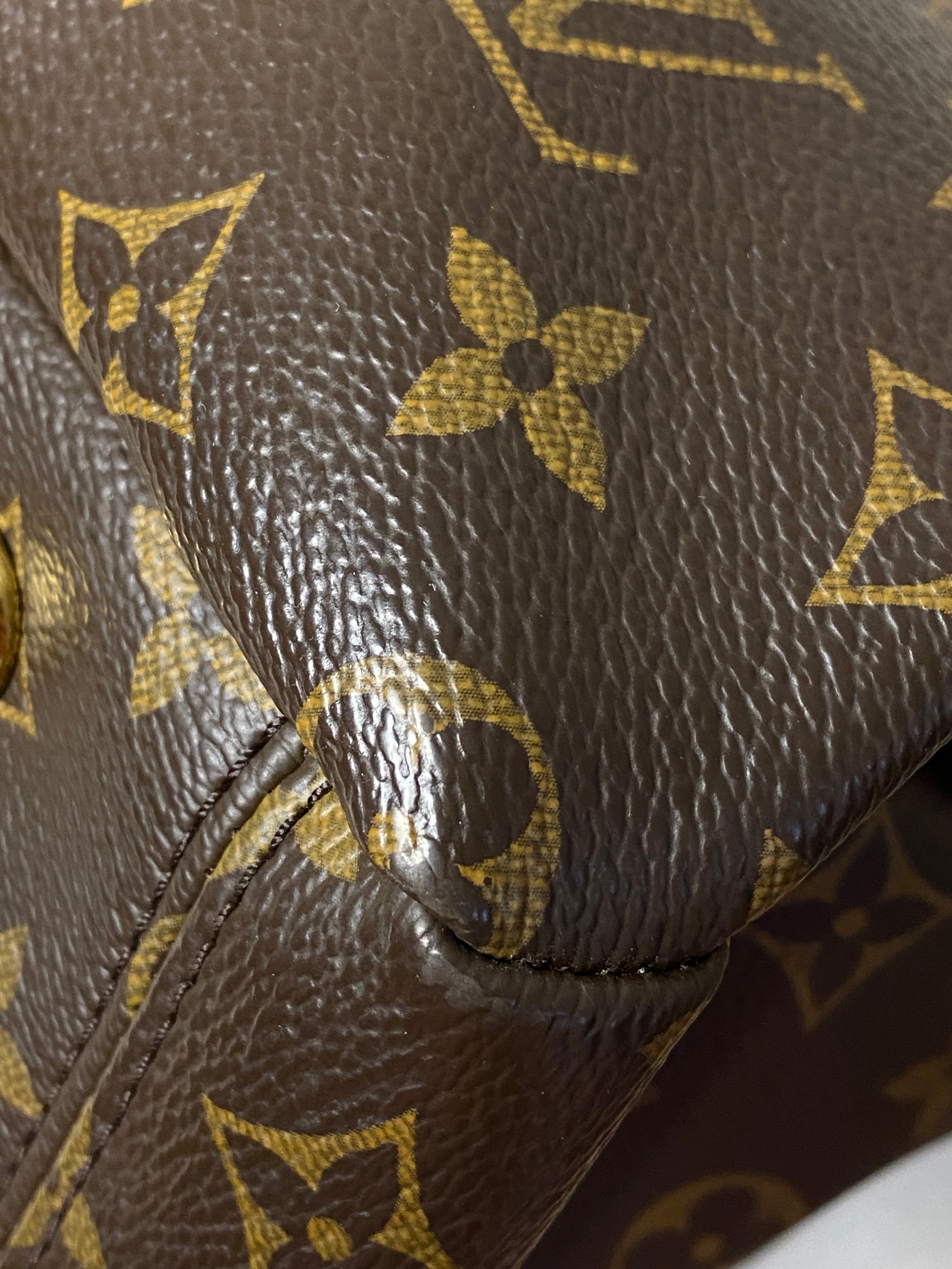 Louis Vuitton Monogram Red Pallas 2 Way Tote Bag W/ Strap-handbag-Louis Vuitton-The Closet Egypt